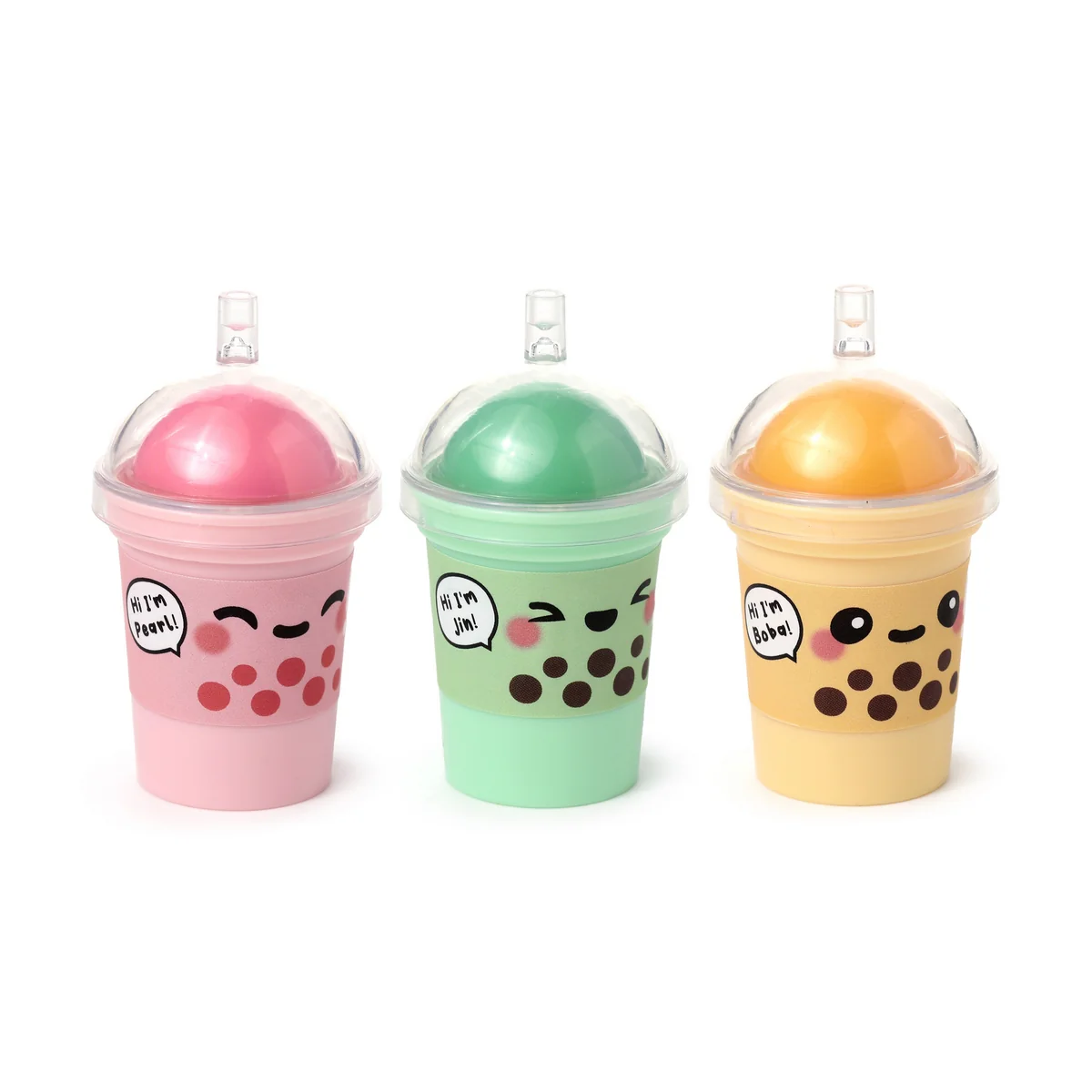 Foodiemals Lip Balm Bubble Tea Design 6.5cm - Assorted - Image 2