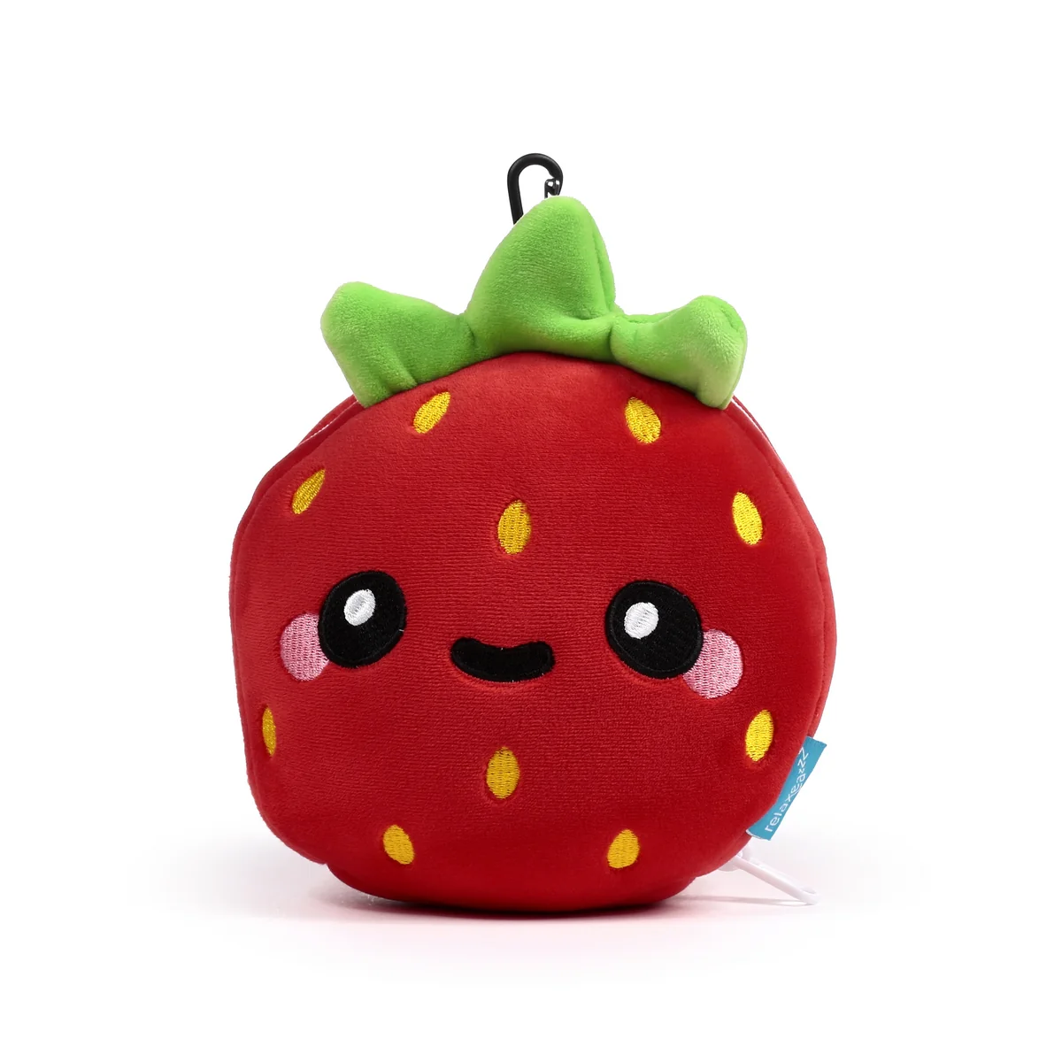 Foodiemals Relaxeazzz Elidi The Strawberry Travel Pillow and Eye Mask - Image 4