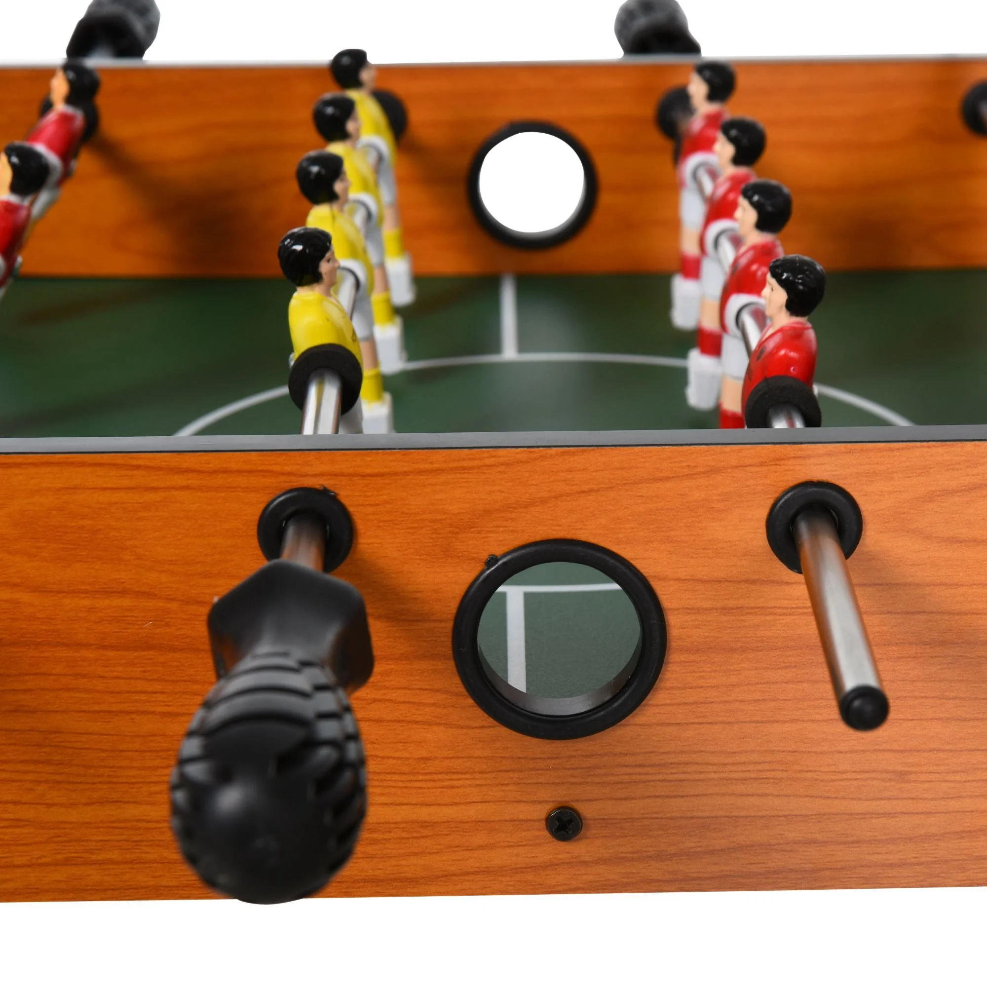 Foosball Game Table 84.5cm Wood Soccer Arcade Game Room - Image 7