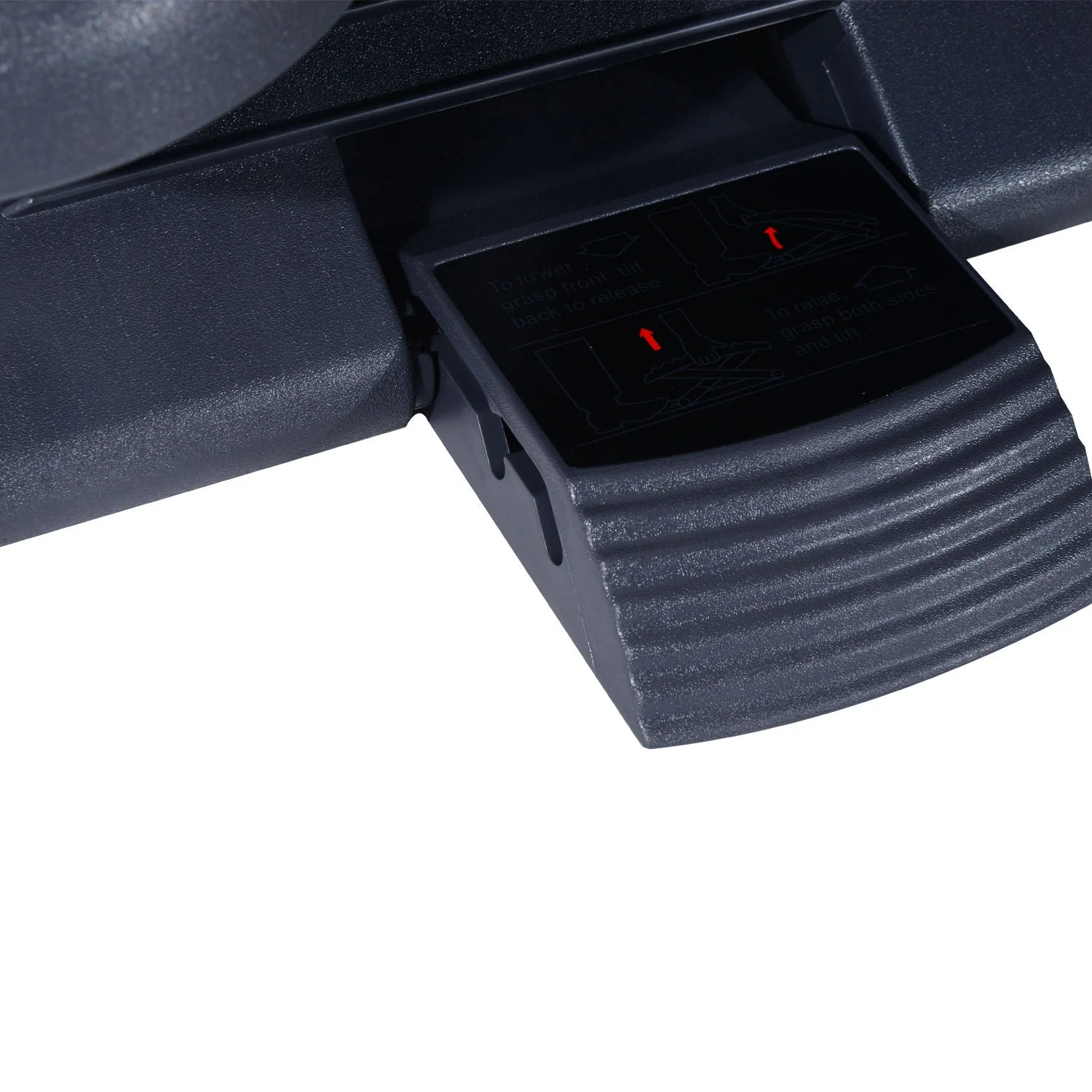 Footrest Adjustable Height & Angle Tilting Platform Home Office Foot Rest - Image 6
