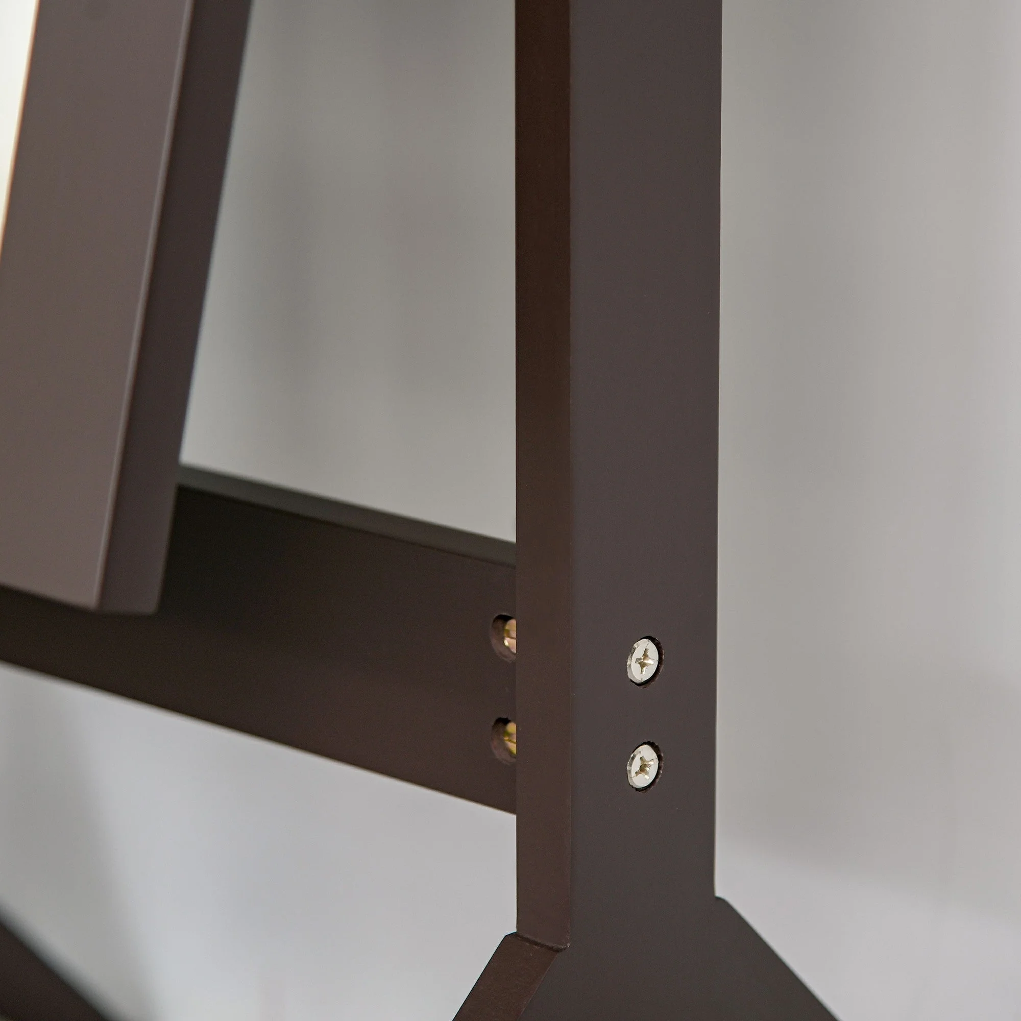 Freestanding Dressing Mirror Bedroom Tall Adjustable Angle 148x47cm Brown - Image 9