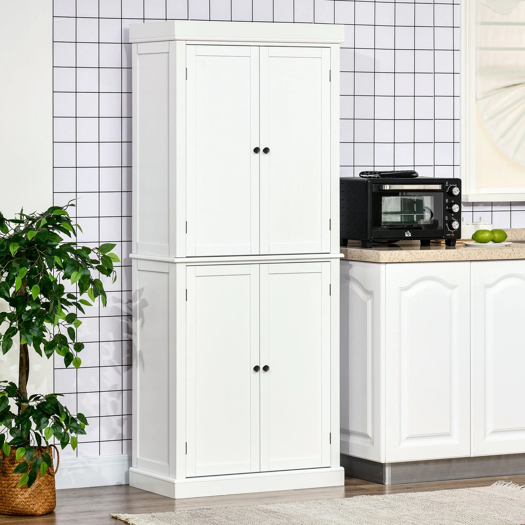 Freestanding Kitchen Cupboard with 4 Doors - Image 2