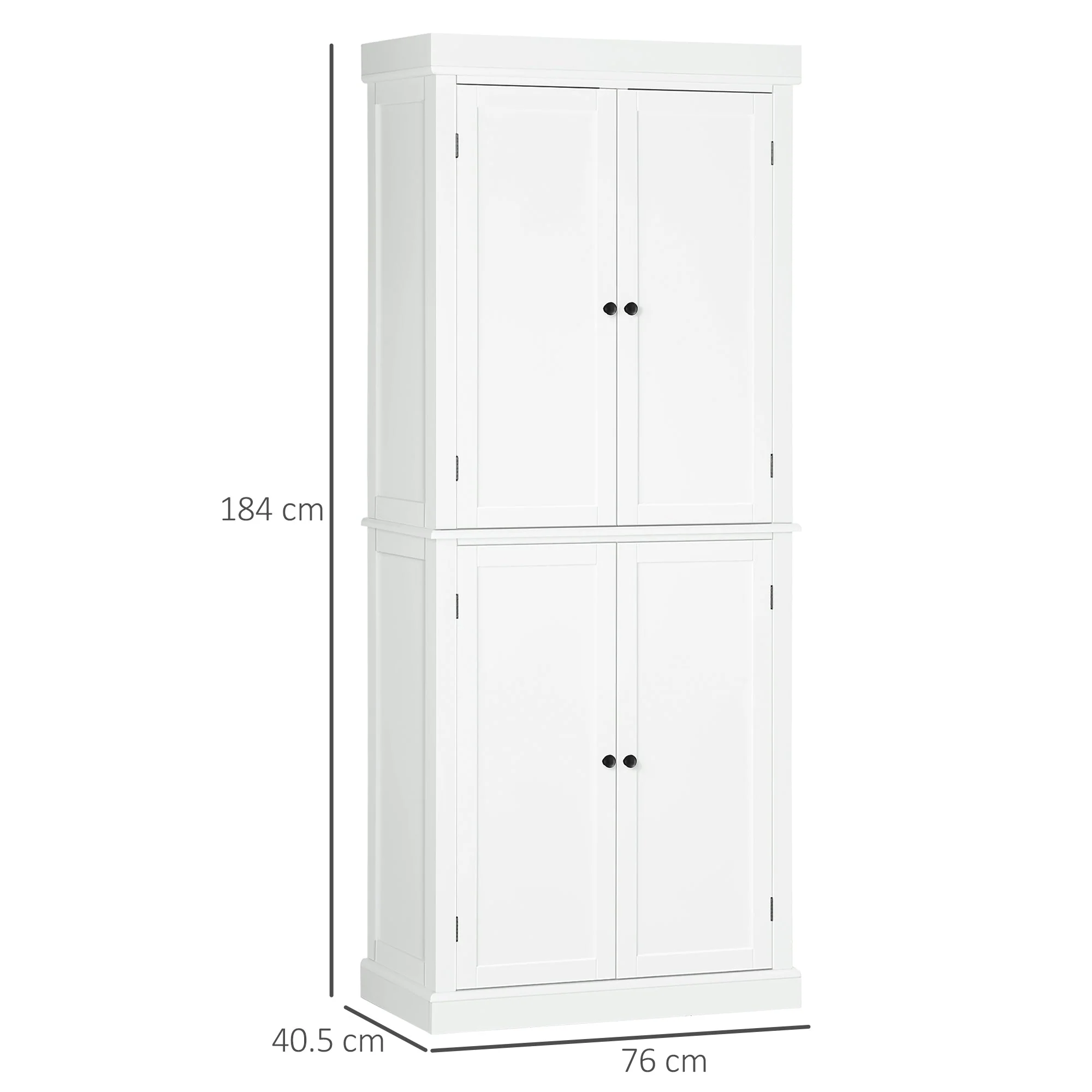 Freestanding Kitchen Cupboard with 4 Doors - Image 3