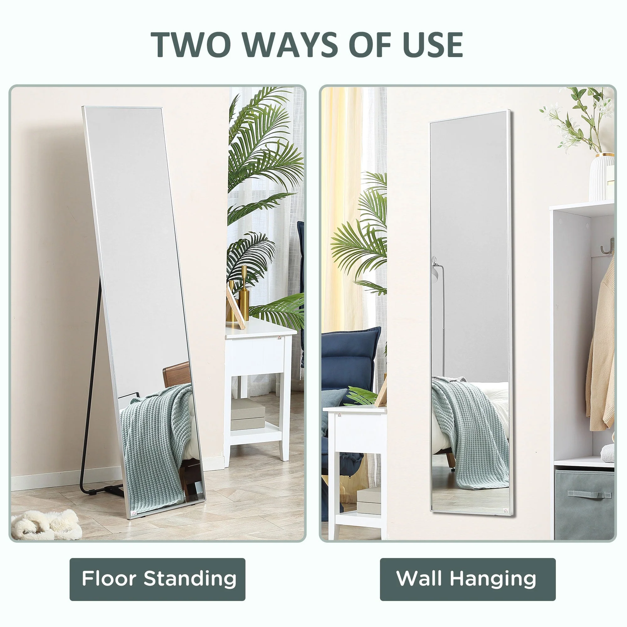 Full Length Mirror Wall-Mounted - Image 5