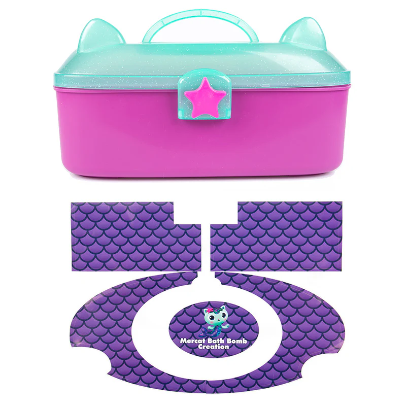 Gabby's Dollhouse Make Your Own Bath Bomb Set With Carry Case - Image 3