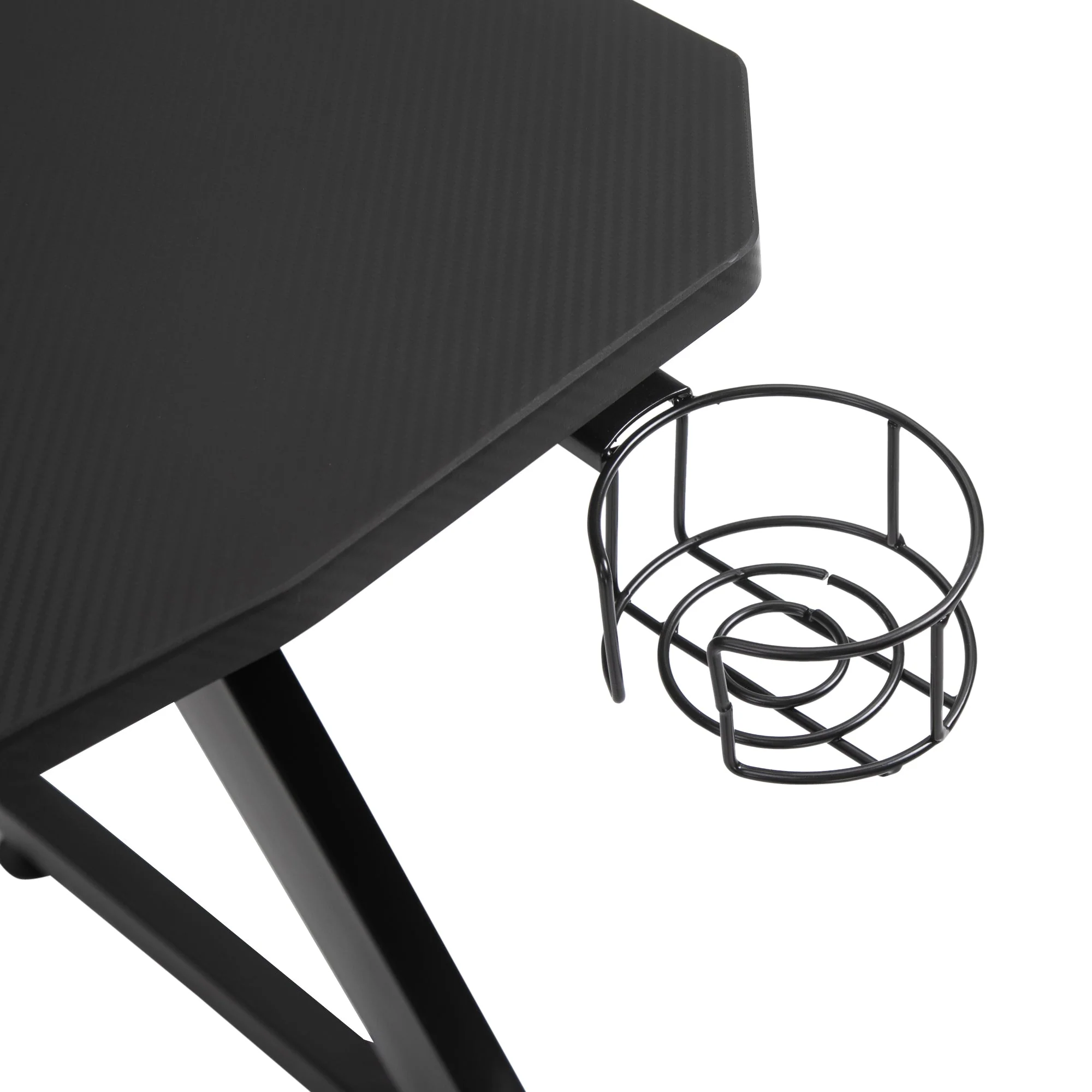 Gaming Desk Steel Frame with Cup Holder - Image 8