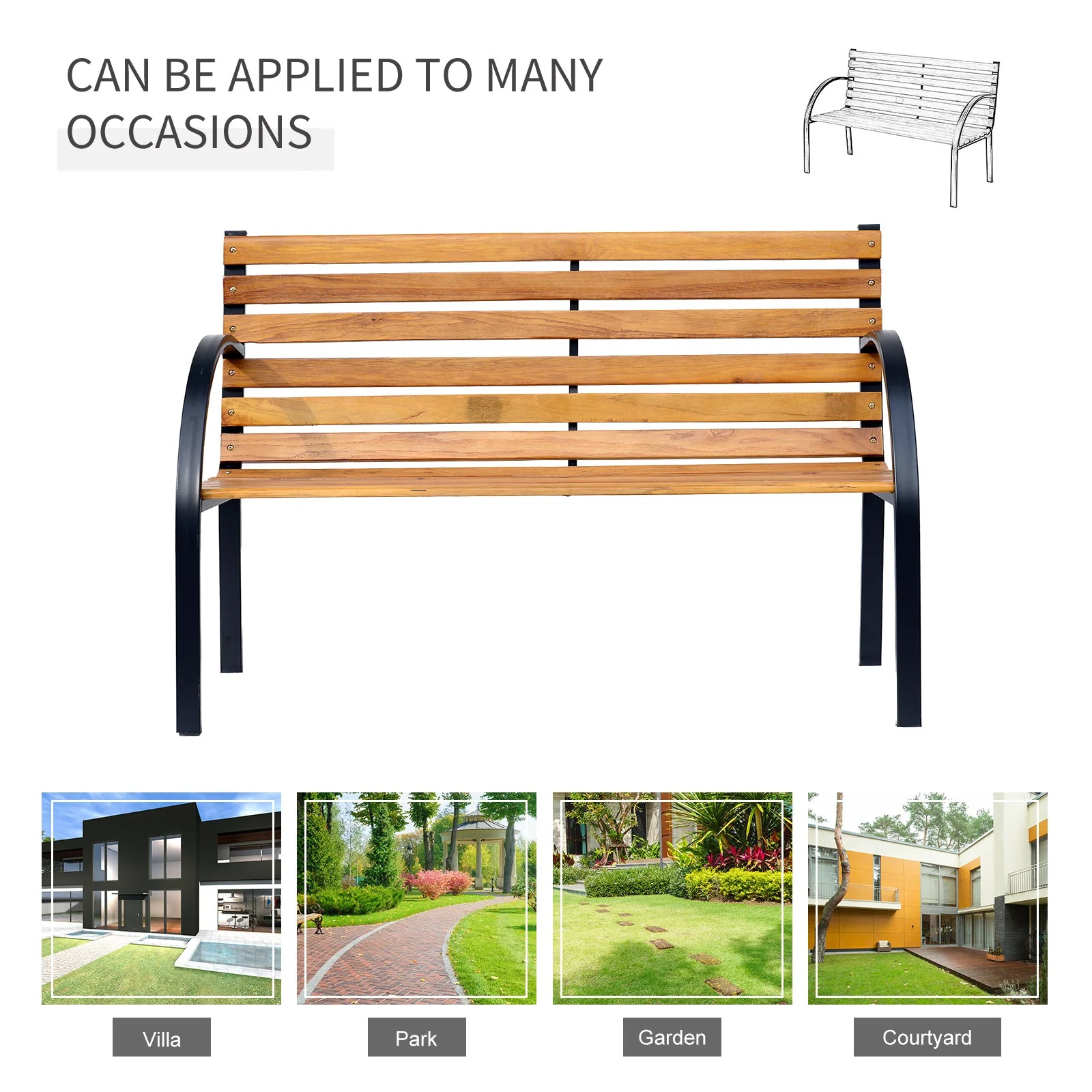 Garden Bench - Image 6