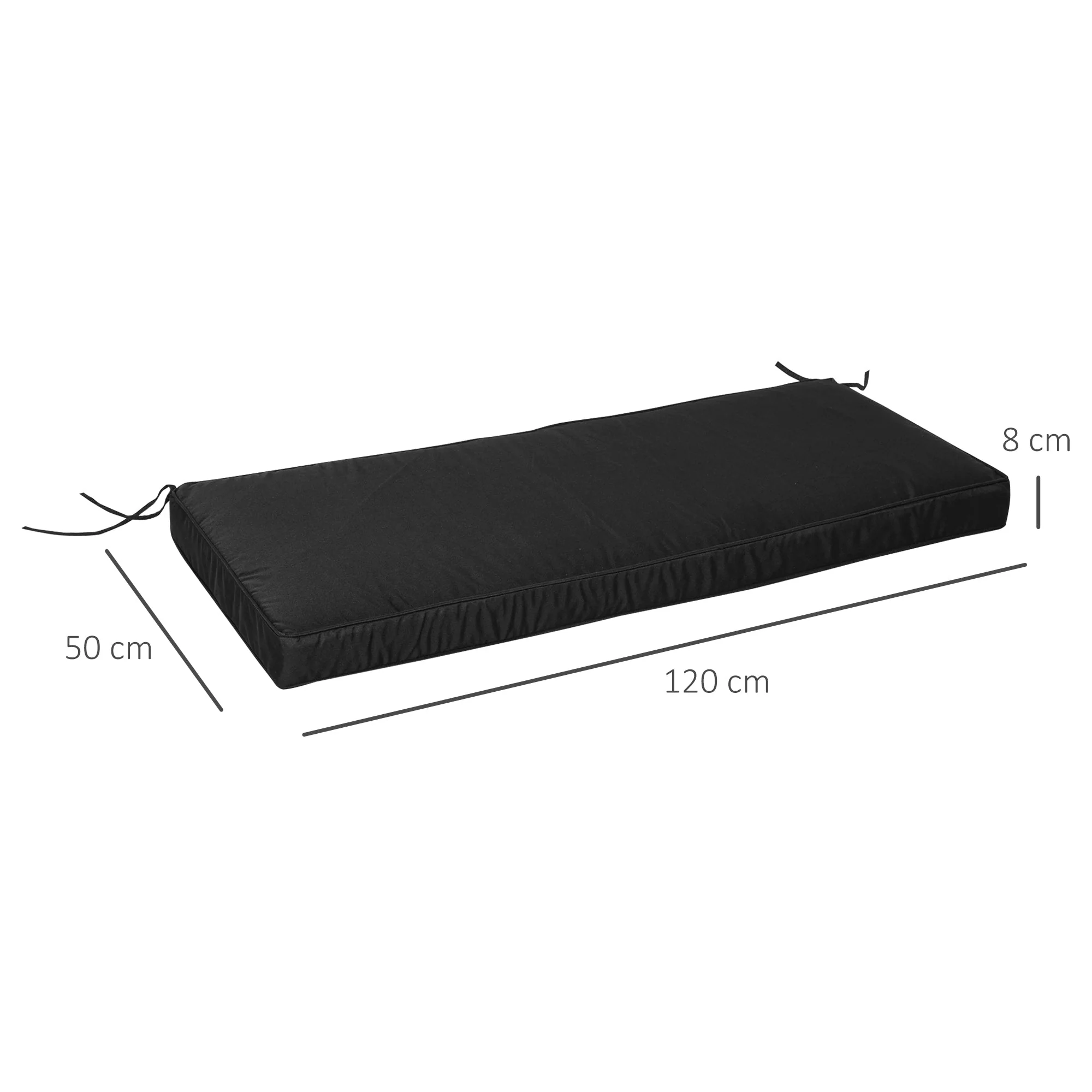 Garden Bench Cushion 2 Seater Seat Pad for Patio Indoor & Outdoor Use - Image 3