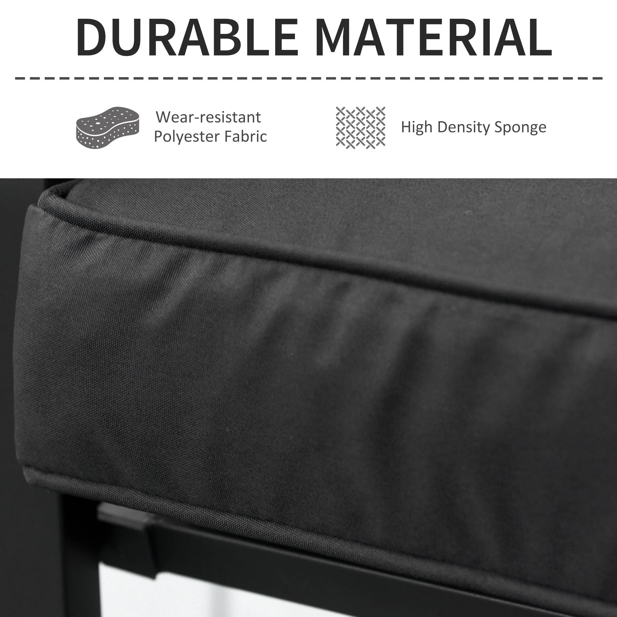 Garden Bench Cushion 2 Seater Seat Pad for Patio Indoor & Outdoor Use - Image 5