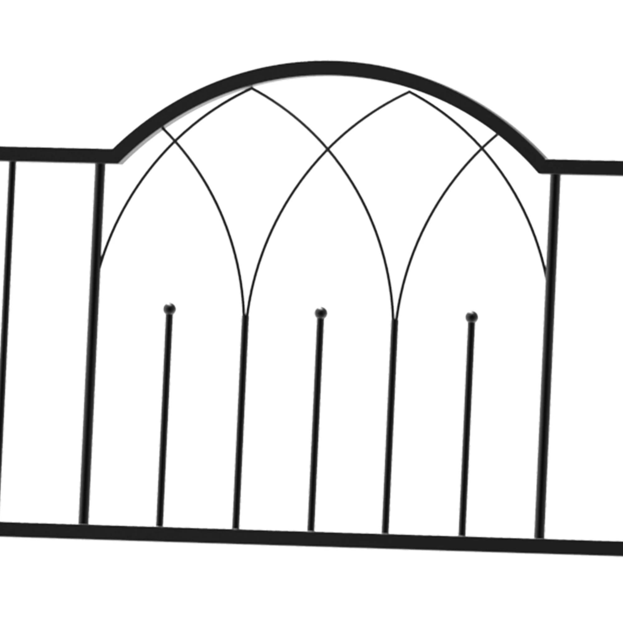 Garden Metal Arch Bench Outdoor Patio Rose Trellis Arbour Pergola for Climbing Plant Antique Style 2 Seater Chair - Image 8