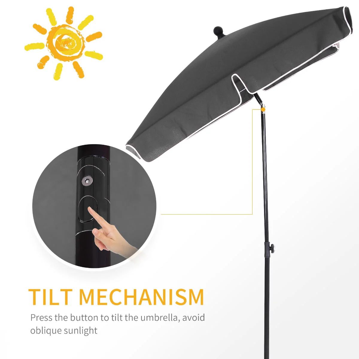 Garden Parasol Umbrella - Image 4