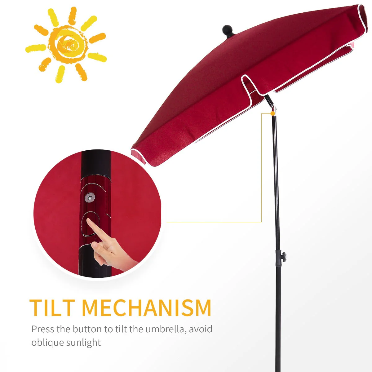 Garden Parasol Umbrella - Image 5