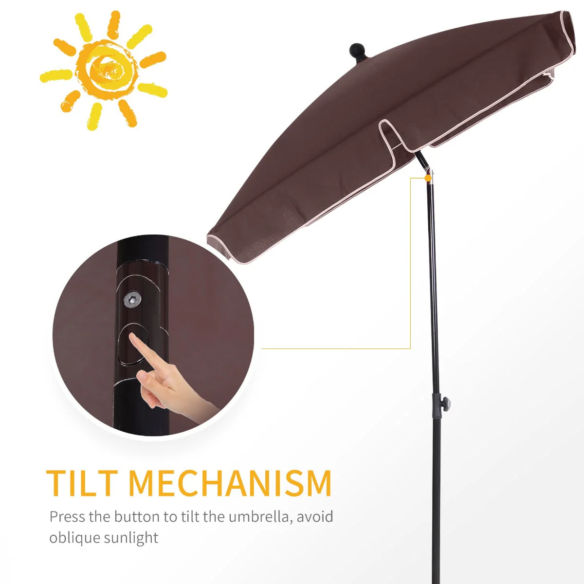 Garden Parasol Umbrella - Image 4