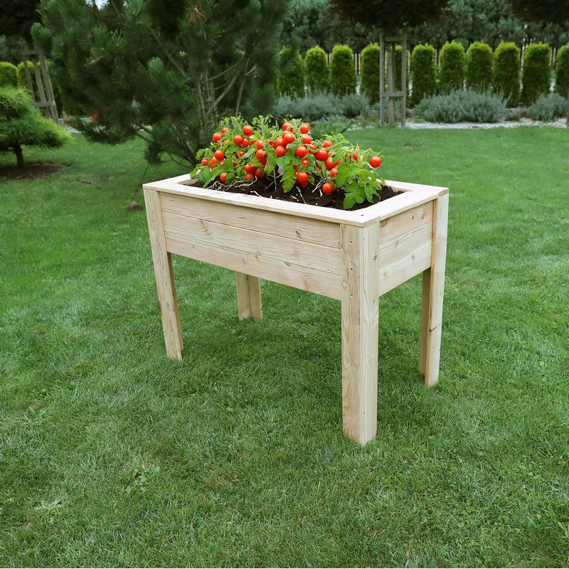 Garden Planter Larch Rectangular Stef by Shire - 80cm - Image 2