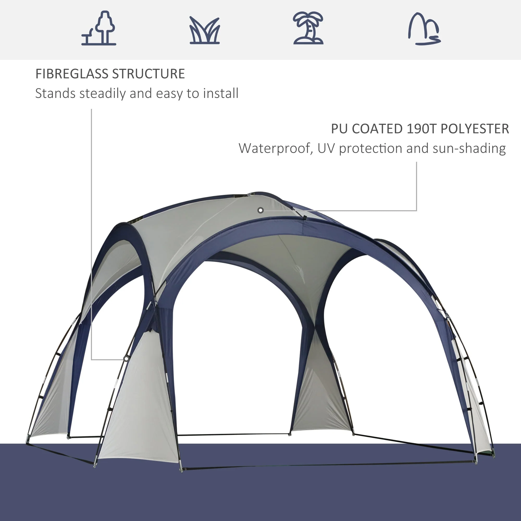 Gazebo Party Tent - Image 4