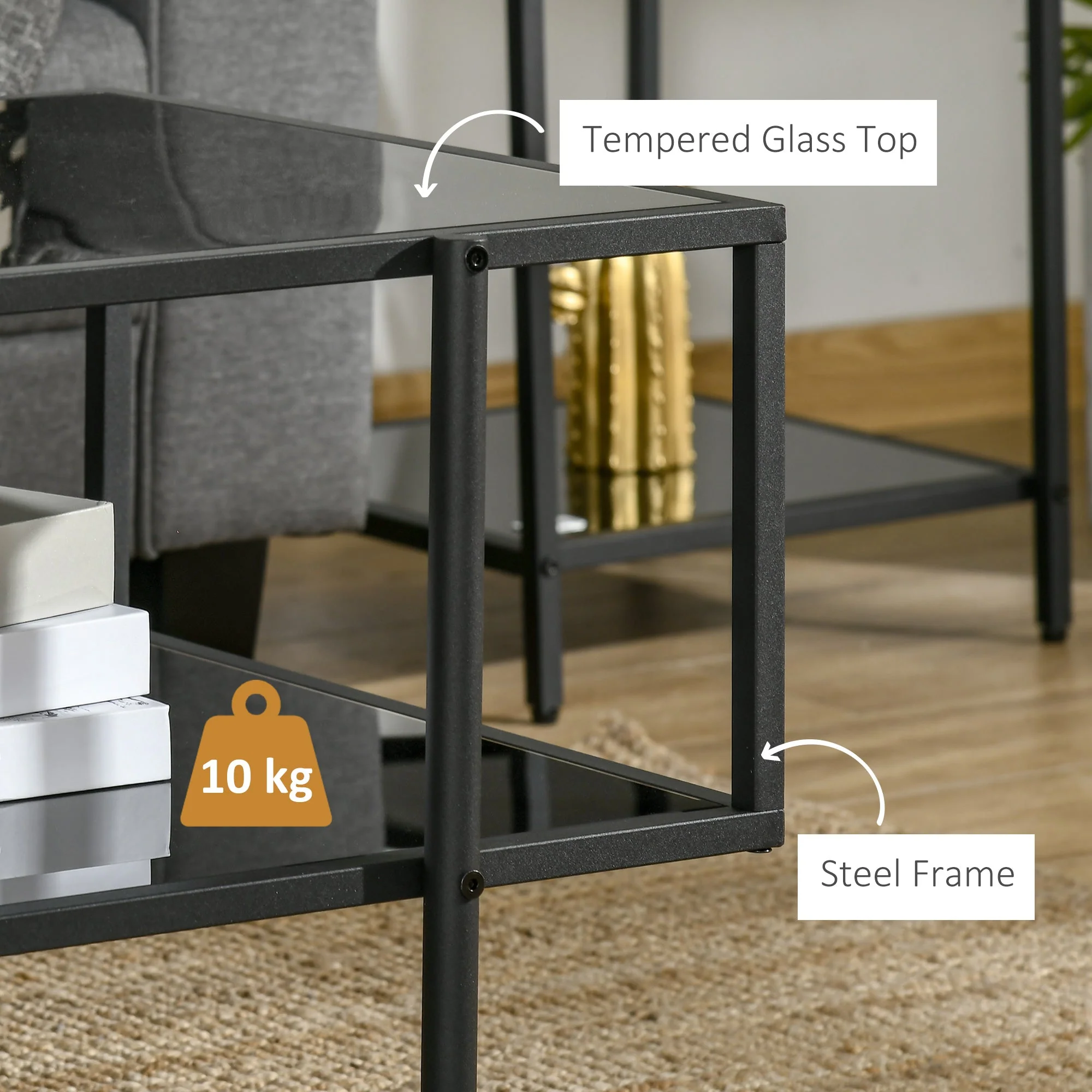 Glass Coffee Table - Image 6