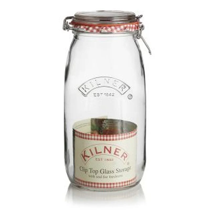 Glass Jar Clip-top Lid 3 Litres - Clear by Kilner - Image 2