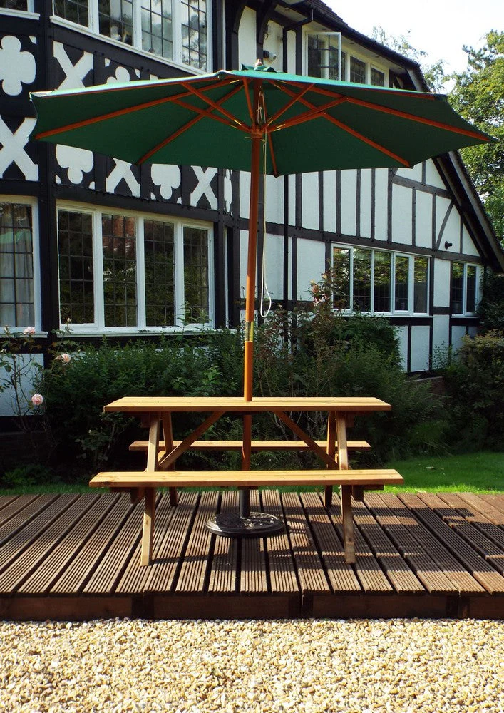 Grand Garden Picnic Table by Charles Taylor - 6 Seats - Image 2