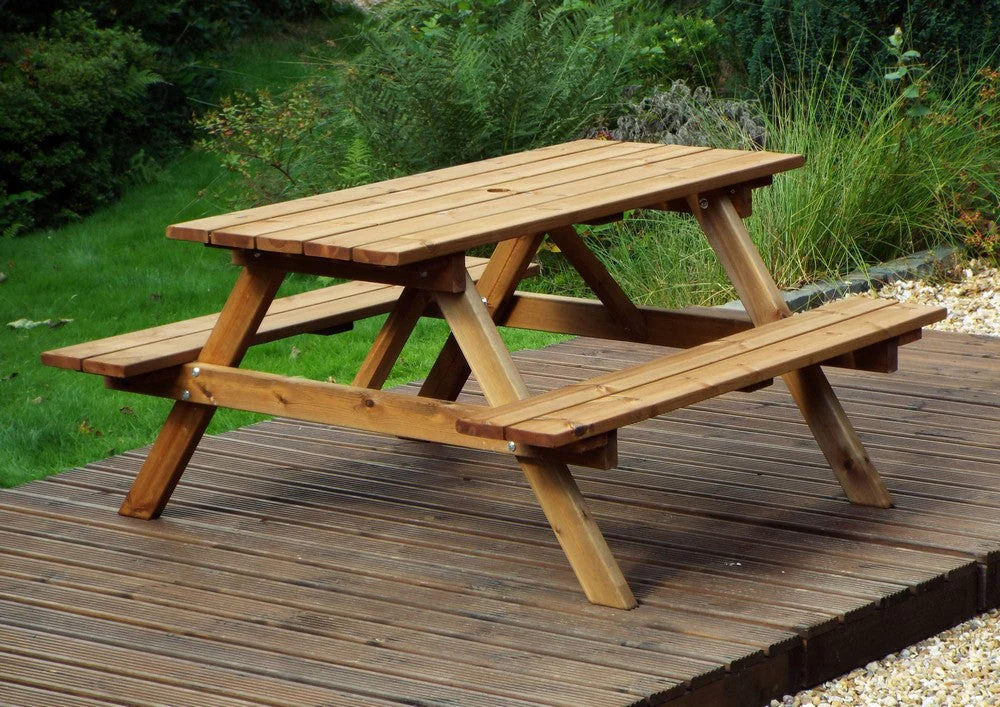 Grand Garden Picnic Table by Charles Taylor - 6 Seats - Image 4