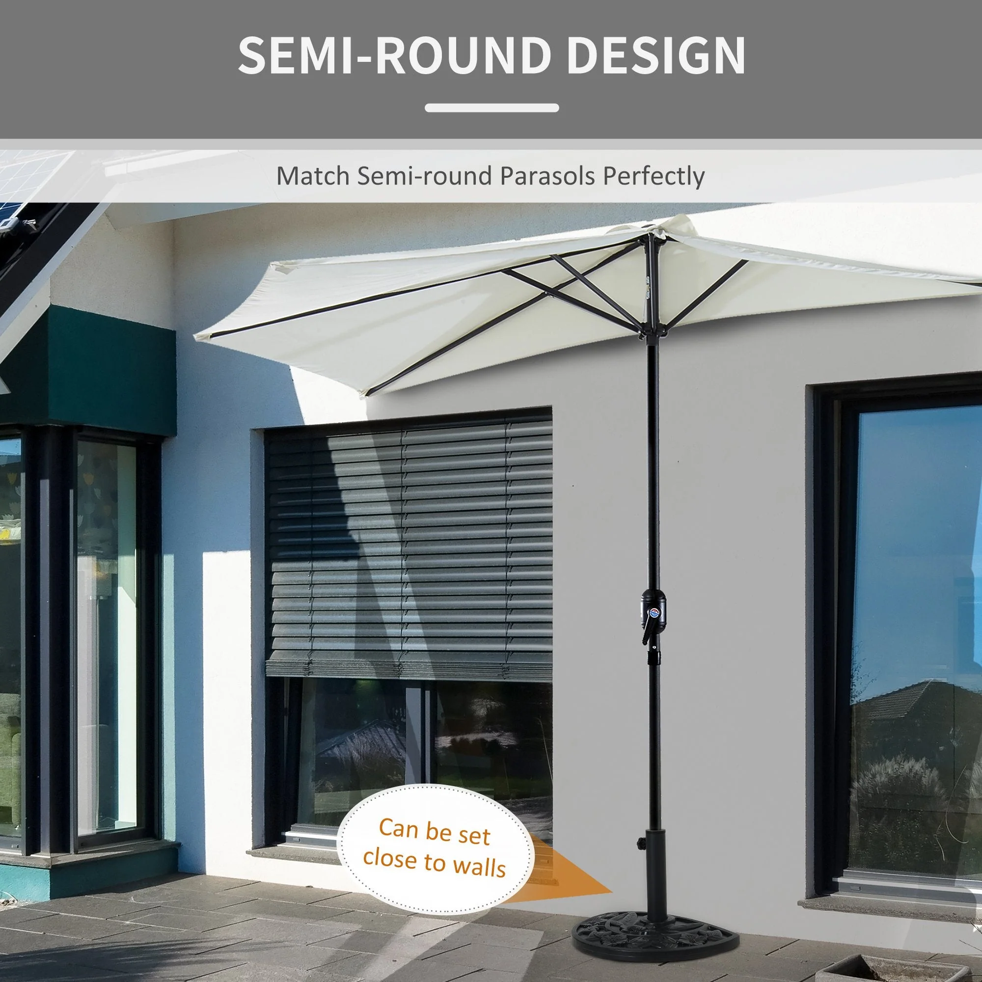 Half Round Parasol Base - Image 3