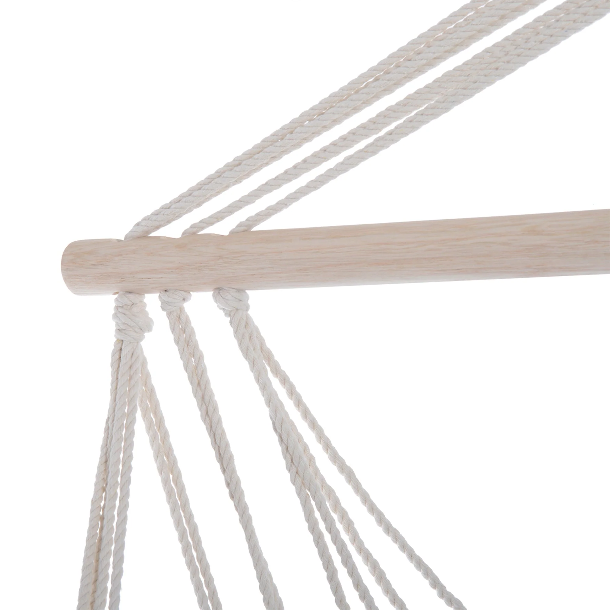 Hanging Rope Chair with Soft Padded Seat & Backrest - Image 8