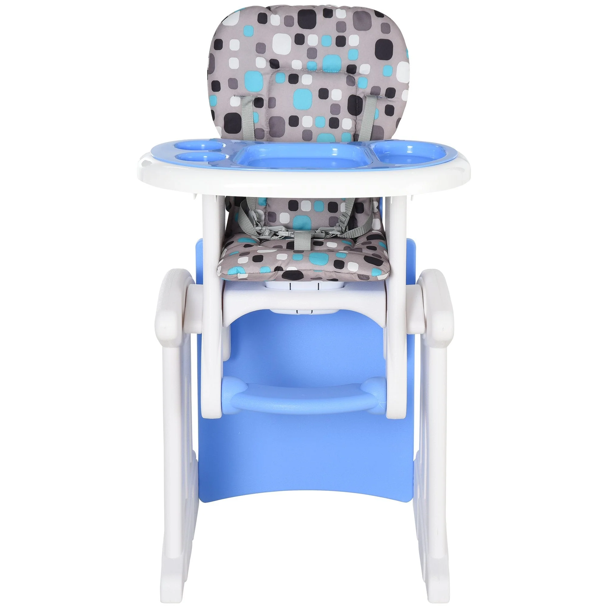 HDPE 3-in-1 Baby Booster High Chair Blue - Image 9