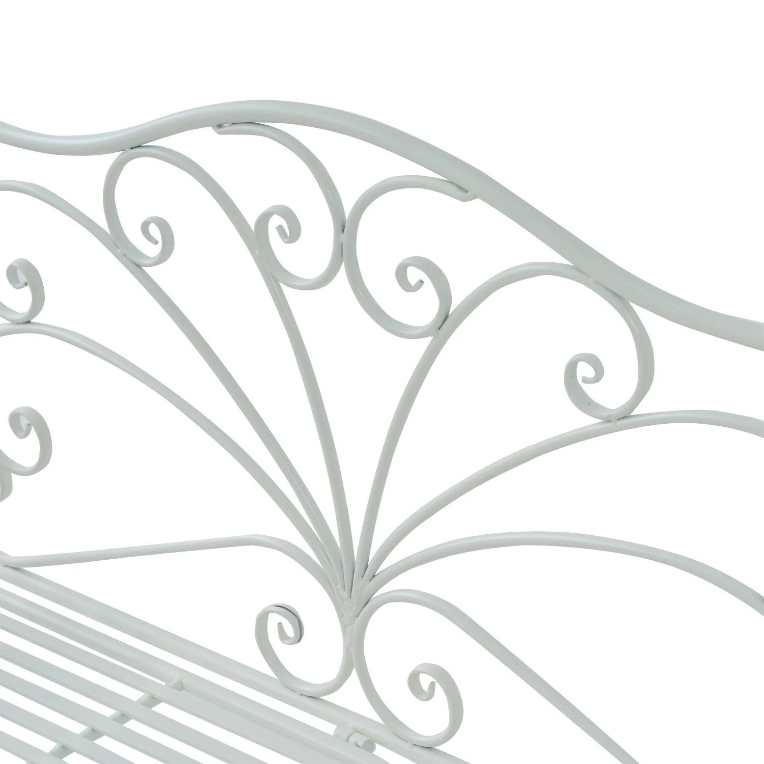 Heavy-Duty Garden Bench-White - Image 7