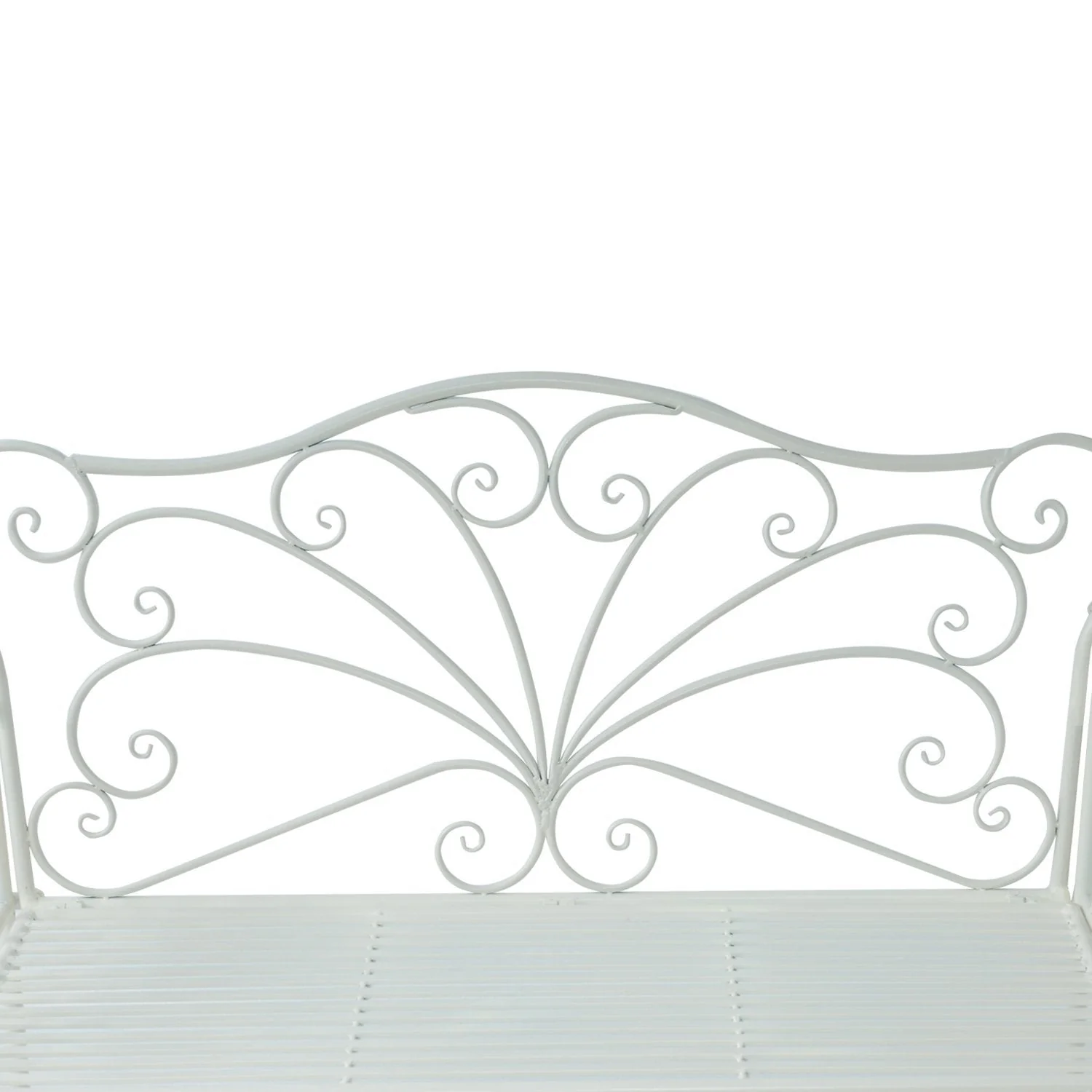 Heavy-Duty Garden Bench-White - Image 8