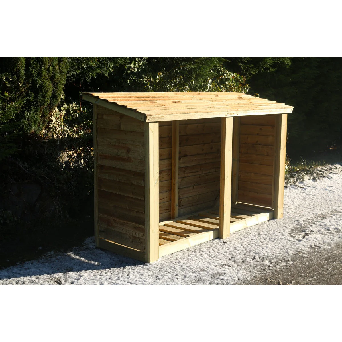 Heavy Duty Garden Log Store 190cm wide x 67cm deep by Churnet Valley - LS5X6 - Image 5