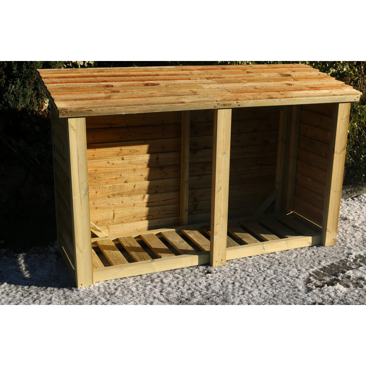 Heavy Duty Garden Log Store 190cm wide x 67cm deep by Churnet Valley - LS5X6 - Image 6