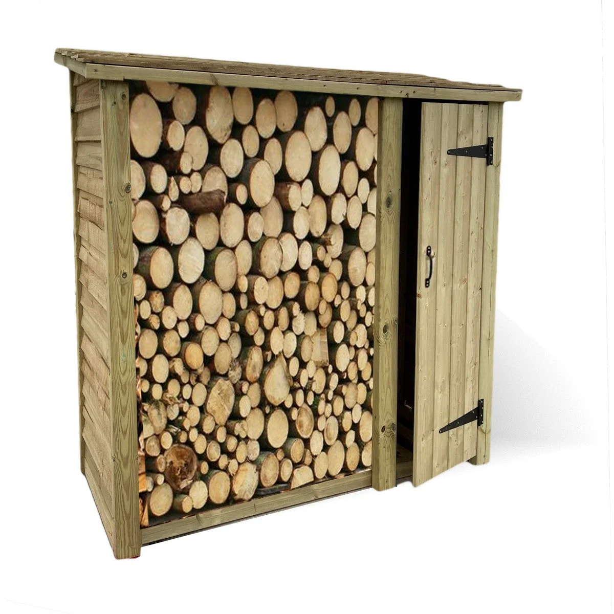 Heavy Duty Garden Log Store 180cm x 60cm deep by Churnet Valley - LS6X6S - Image 2
