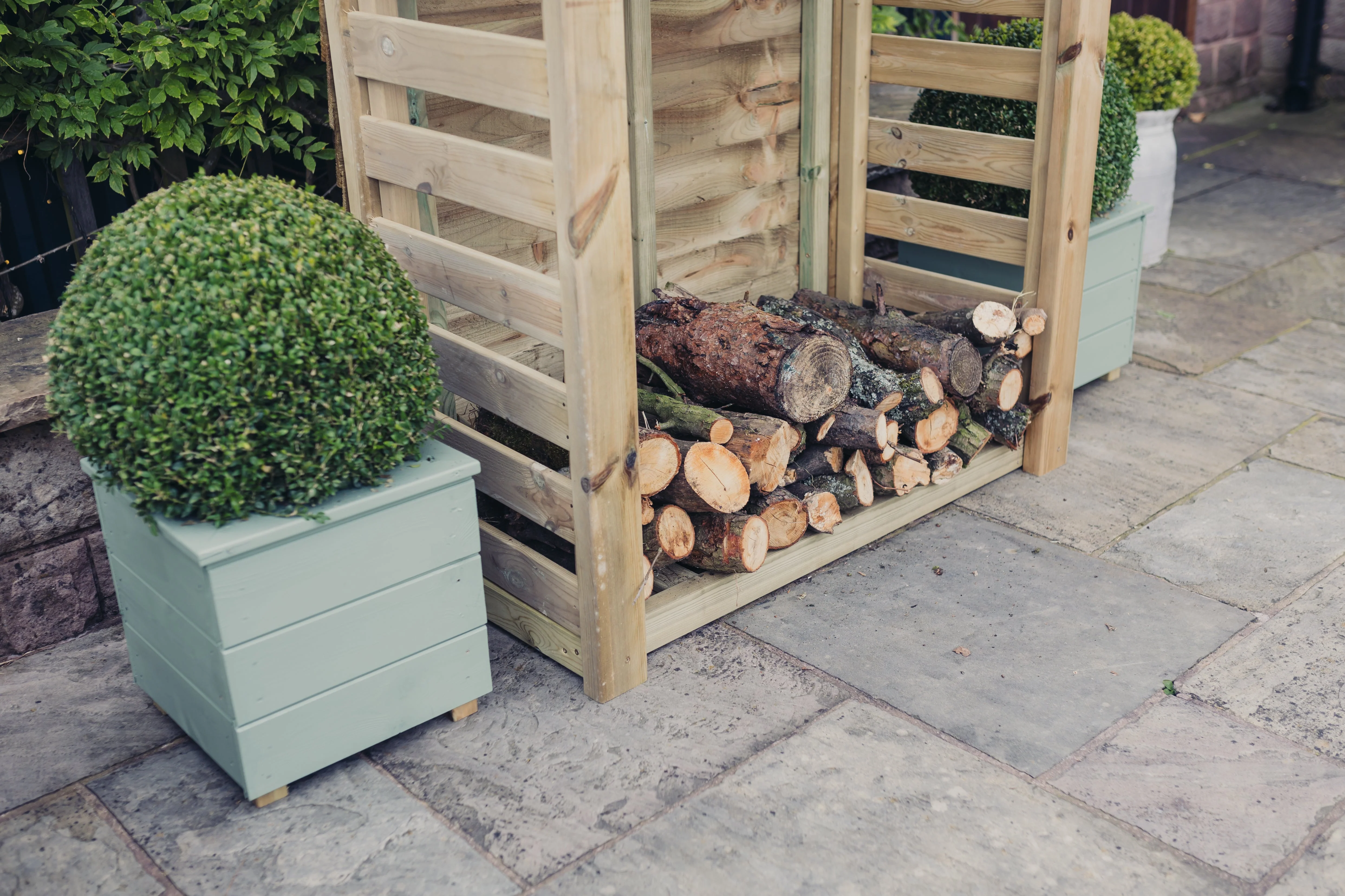 Heavy Duty Garden Log 150cm wide x 60cm deep Store by Churnet Valley - LSOP4X5 - Image 10