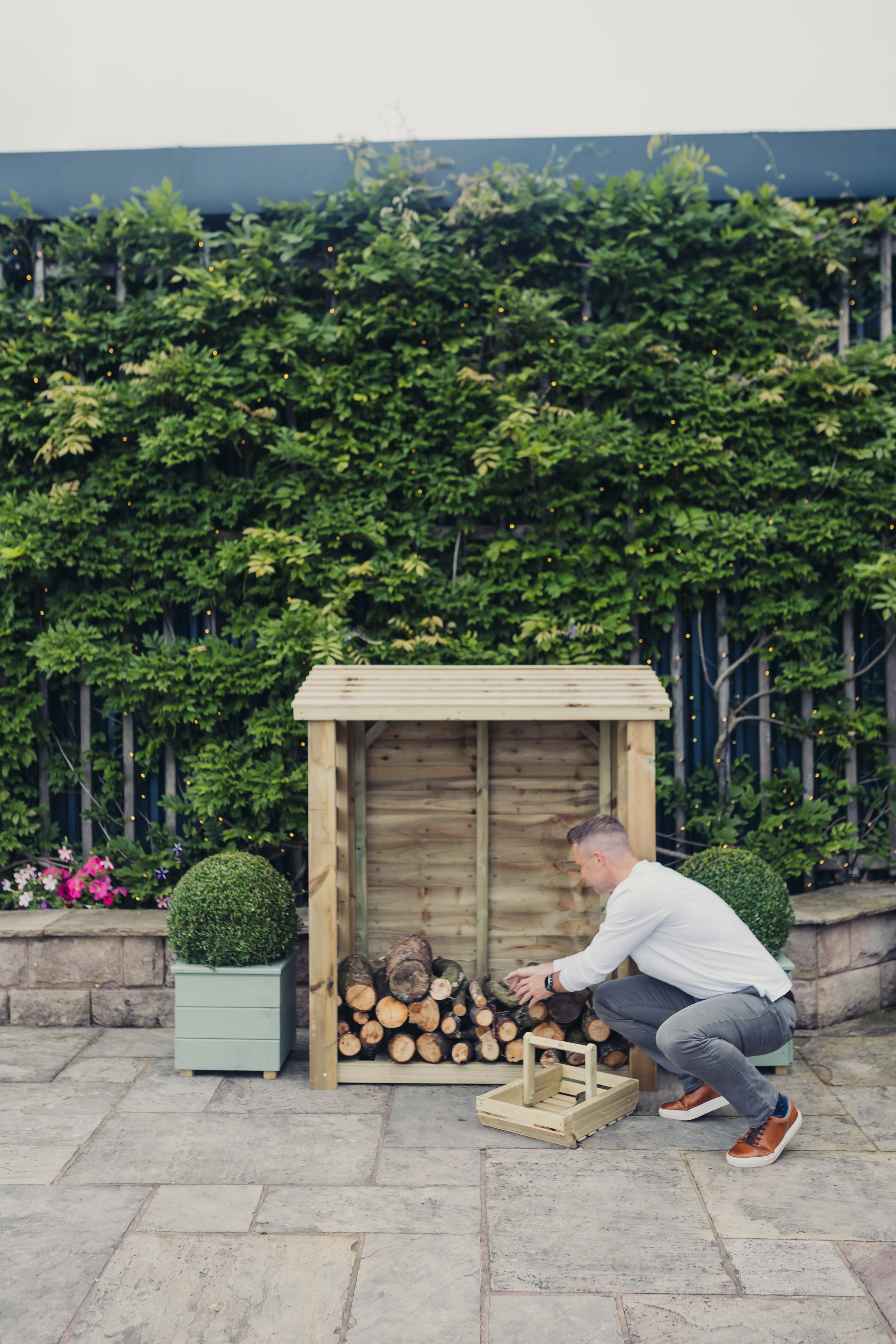Heavy Duty Garden Log 150cm wide x 60cm deep Store by Churnet Valley - LSOP4X5 - Image 5