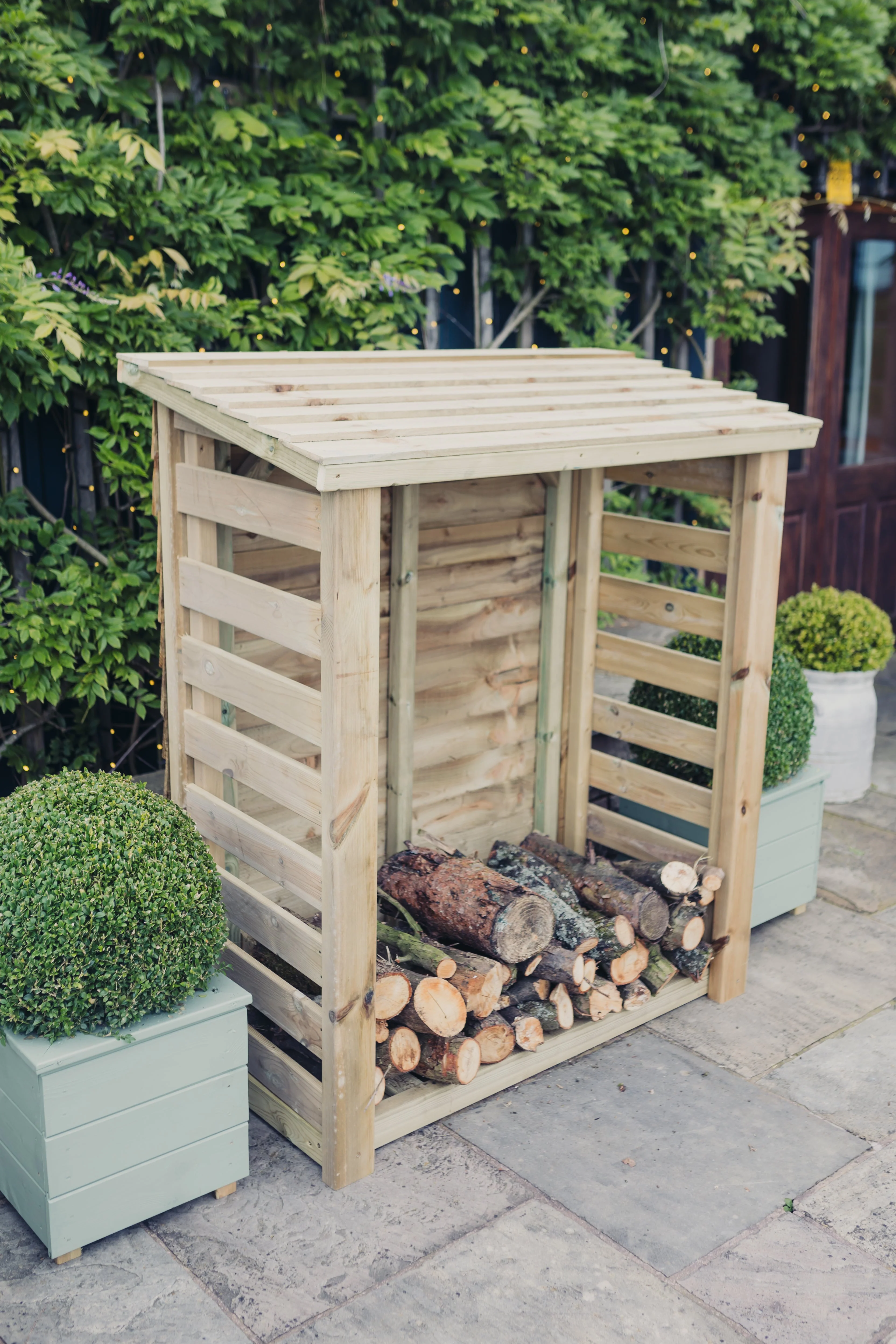 Heavy Duty Garden Log 150cm wide x 60cm deep Store by Churnet Valley - LSOP4X5 - Image 6