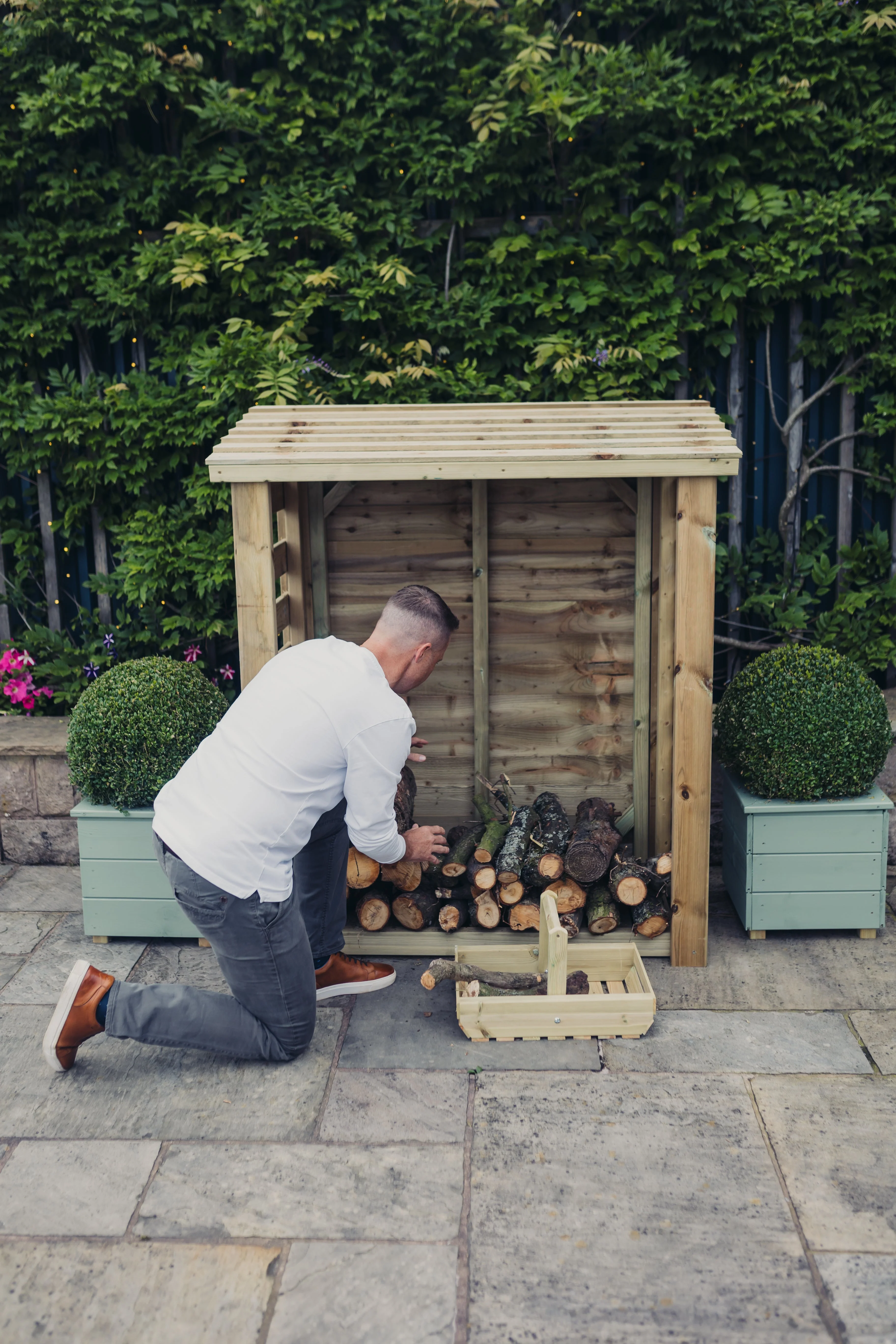 Heavy Duty Garden Log 150cm wide x 60cm deep Store by Churnet Valley - LSOP4X5 - Image 7