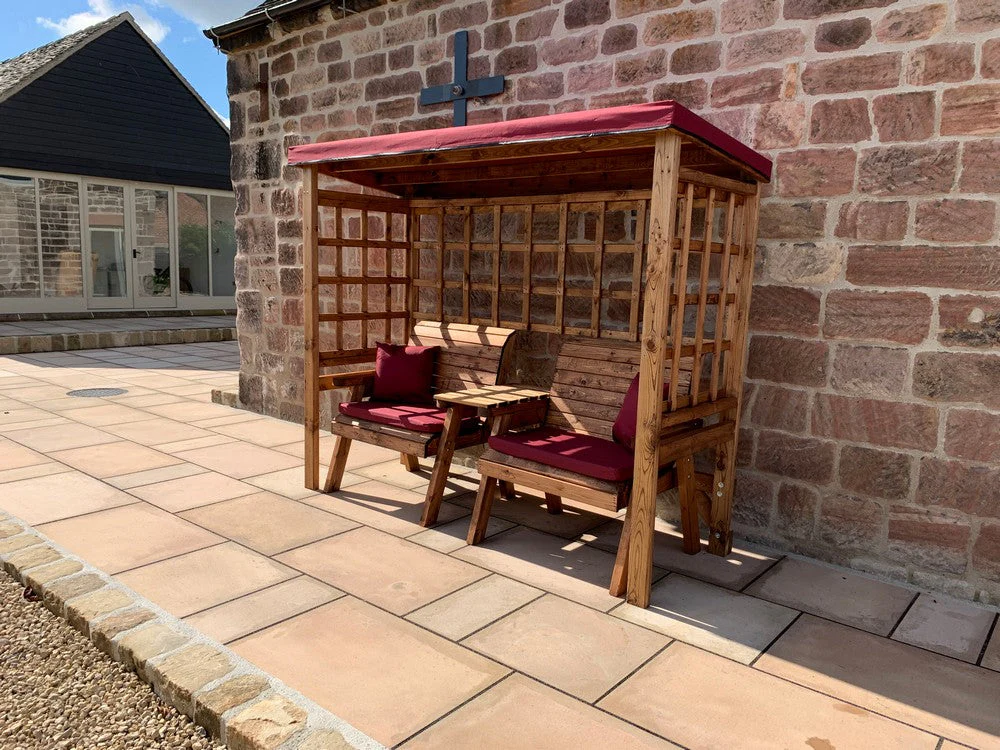 Henley Garden Tete a Tete by Charles Taylor Burgundy Natural burgundy - Image 7