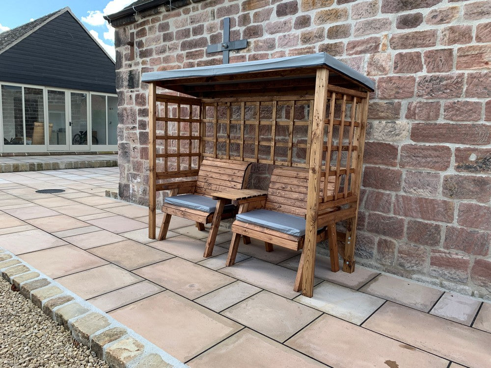 Henley Garden Tete a Tete by Charles Taylor Grey Natural Grey - Image 6