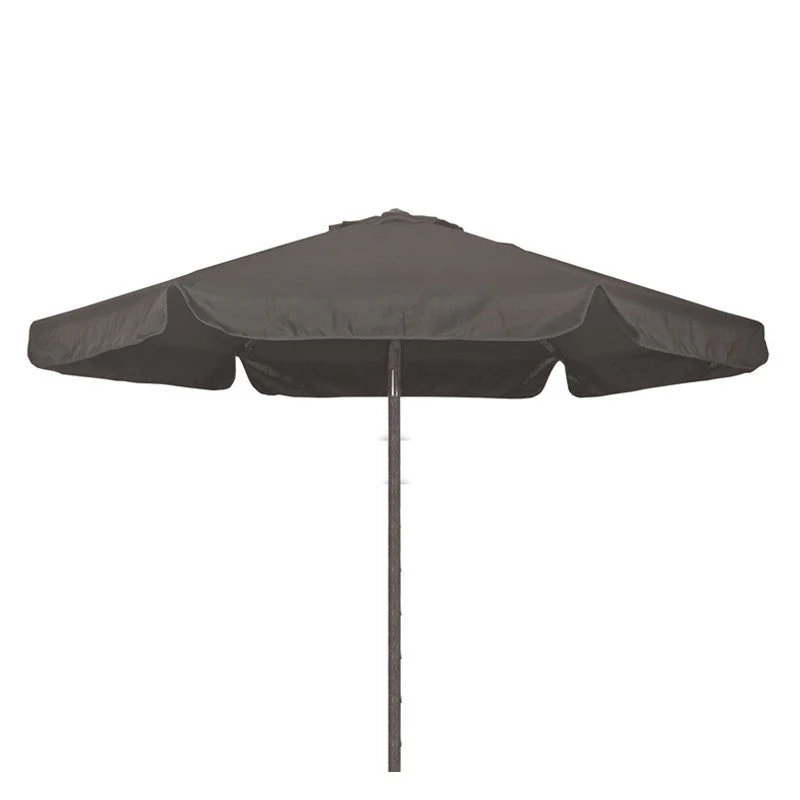 Hexagonal Garden Parasol by Croft - 2.2M Grey - Image 2