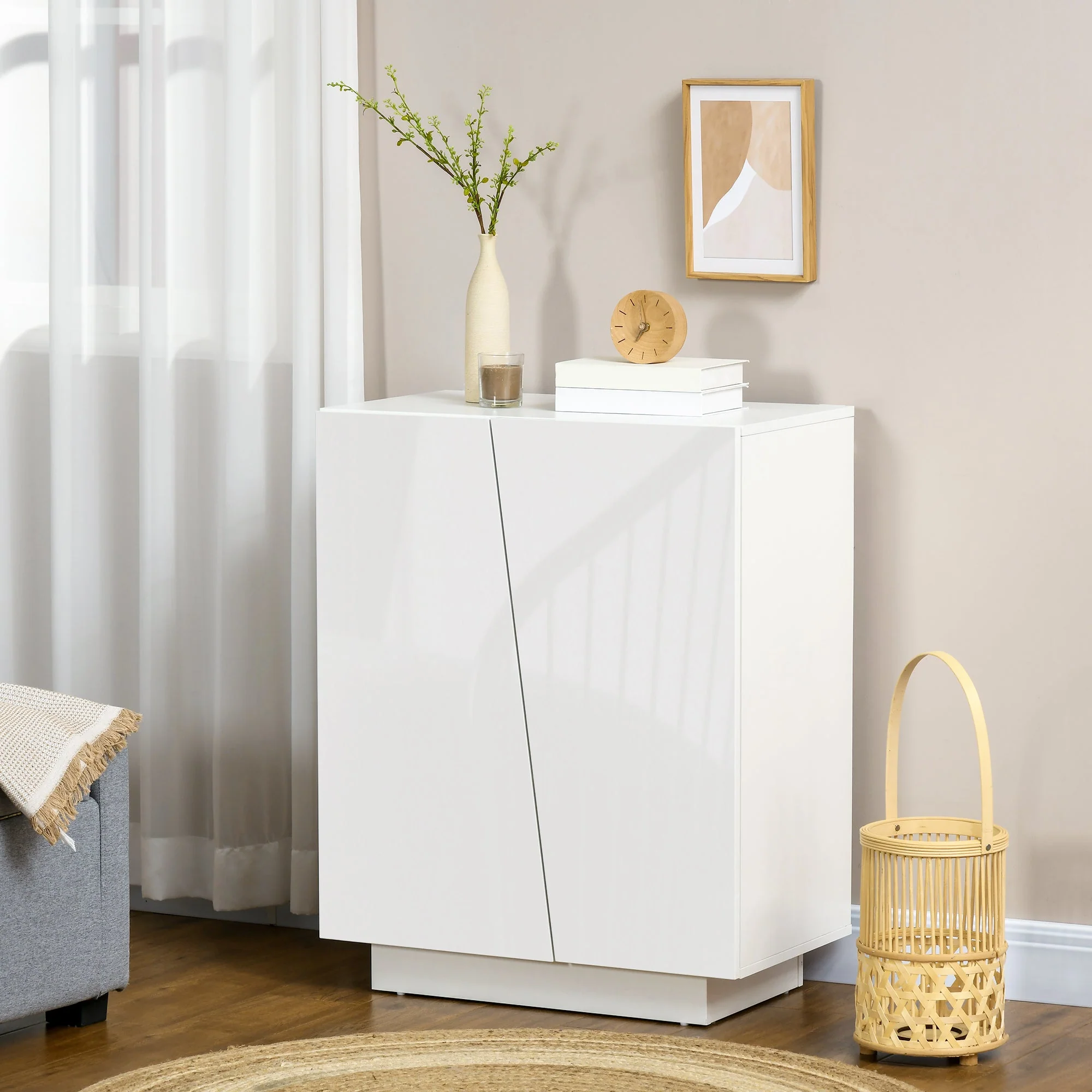 High Gloss Storage Cabinet - Image 2
