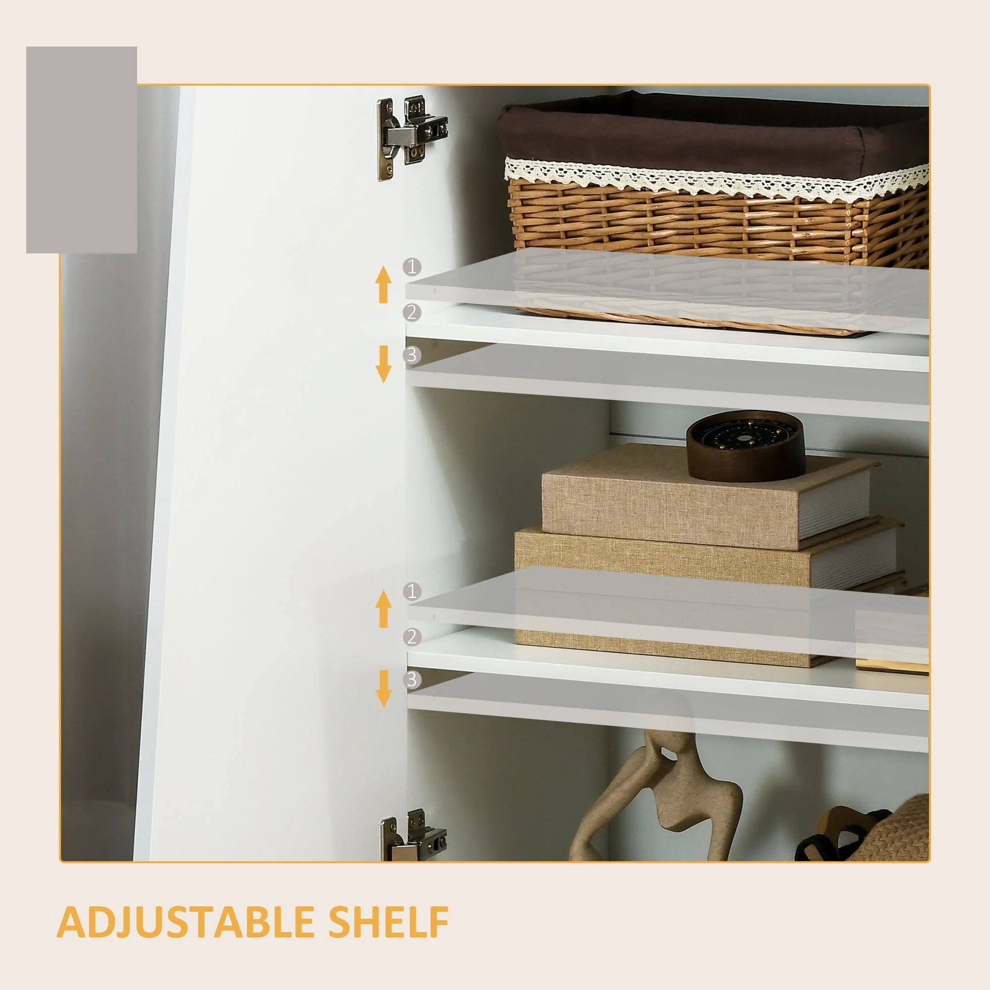 High Gloss Storage Cabinet - Image 5