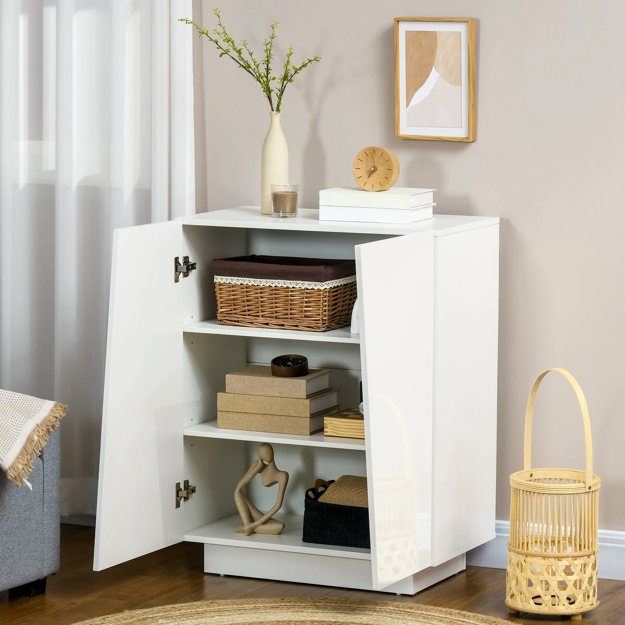 High Gloss Storage Cabinet - Image 7