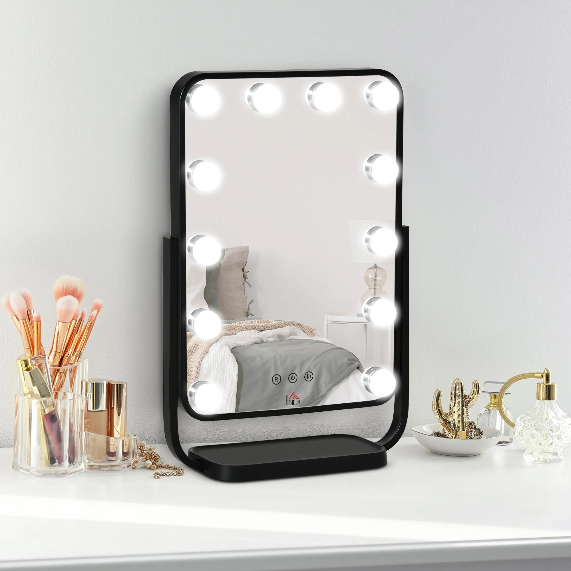 Hollywood Makeup Mirror with LED Lights - Image 4