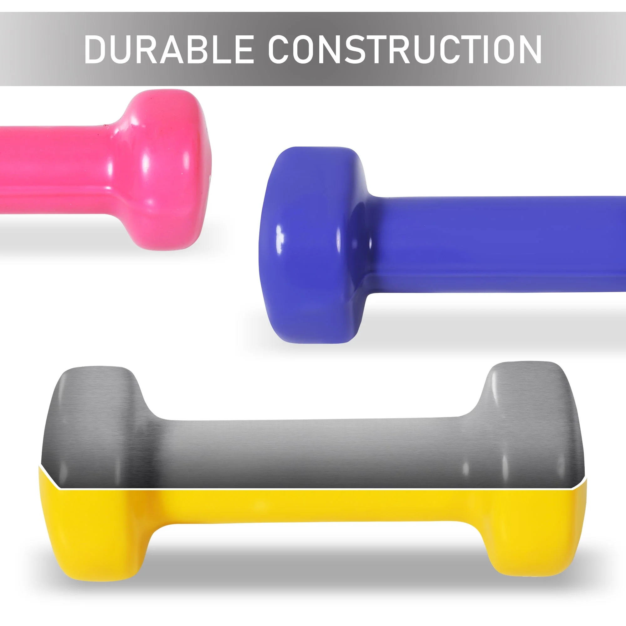 Homcom 10KG Dumbbells Set with Carry Case - Image 9