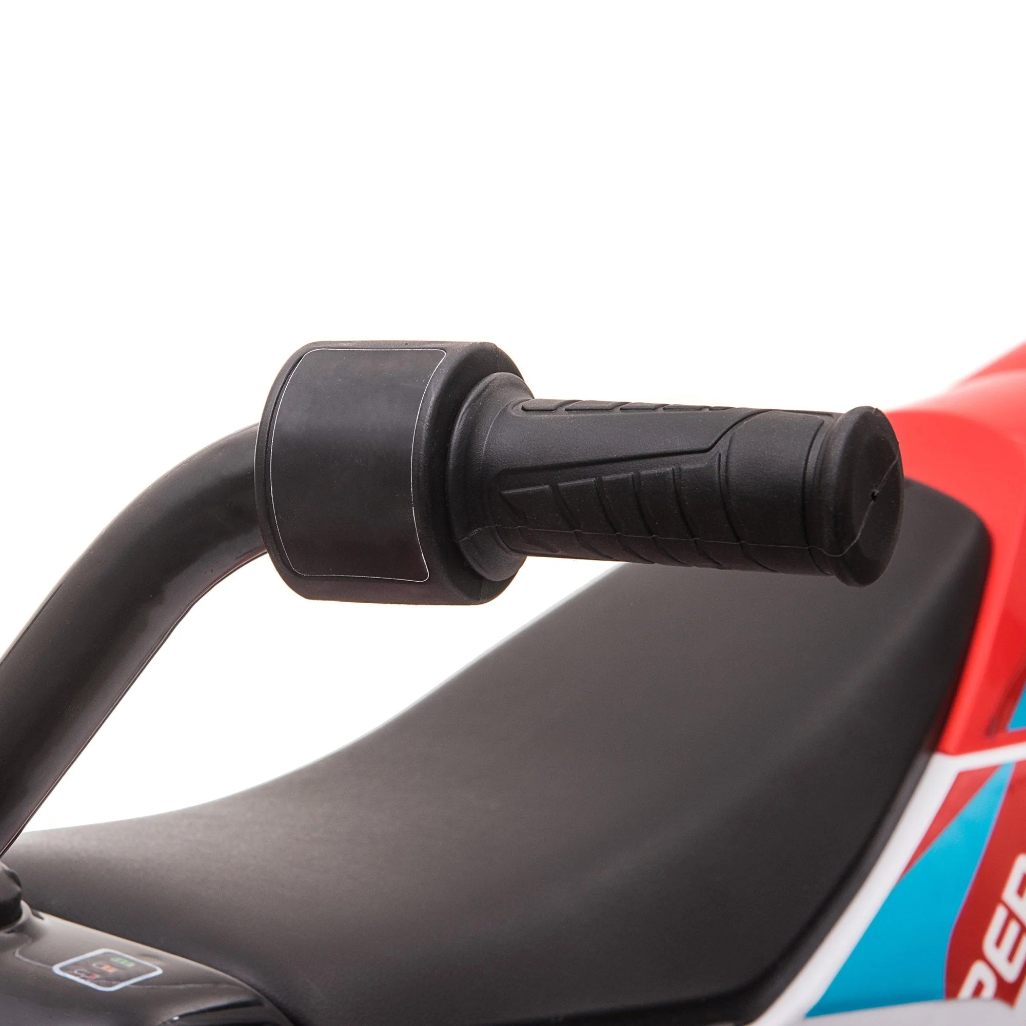 Homcom 12V Kids Electric Motorcycle Ride-On With Training Wheels For Ages 3-6 Years - Red - Image 8