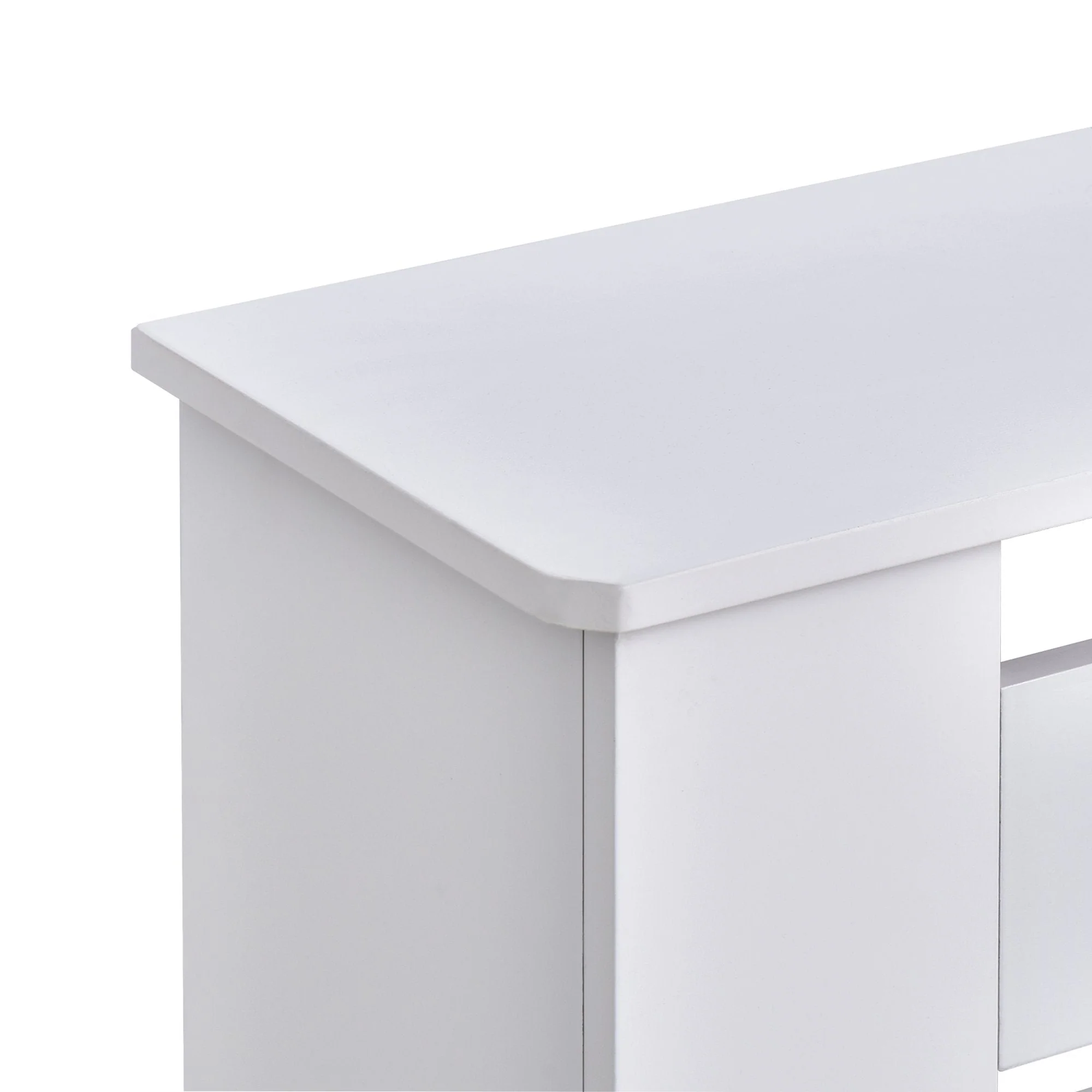 Homcom 152Lx19Wx81H cm Medium-density fibreboard Radiator Cover-White - Image 7