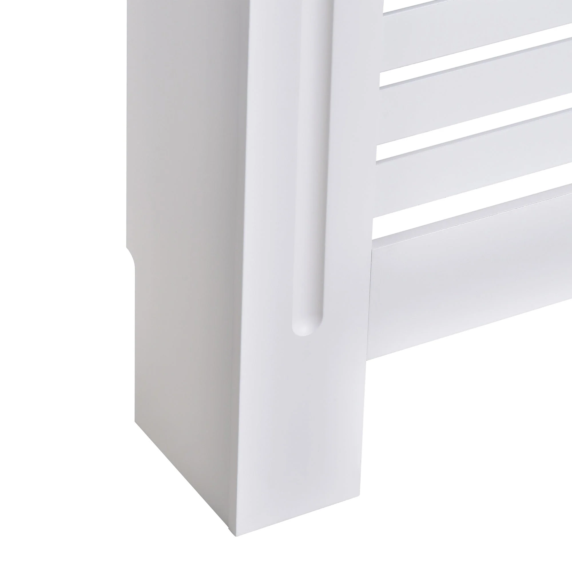 Homcom 152Lx19Wx81H cm Medium-density fibreboard Radiator Cover-White - Image 8