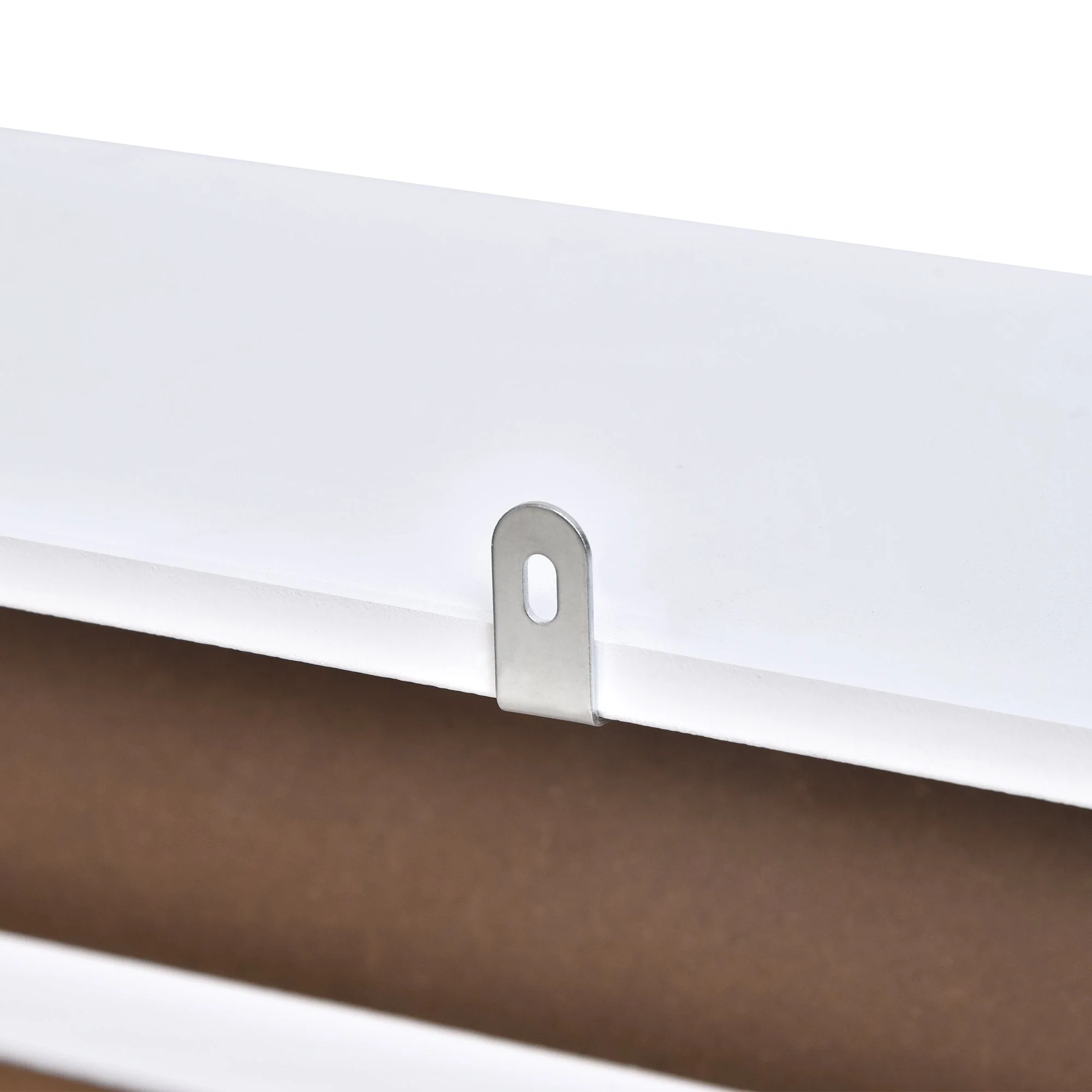 Homcom 152Lx19Wx81H cm Medium-density fibreboard Radiator Cover-White - Image 9