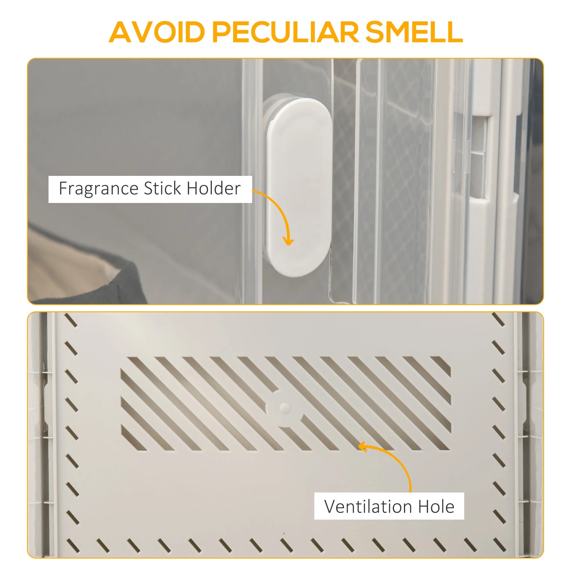 Homcom 18PCS Clear Shoe Box - Image 4