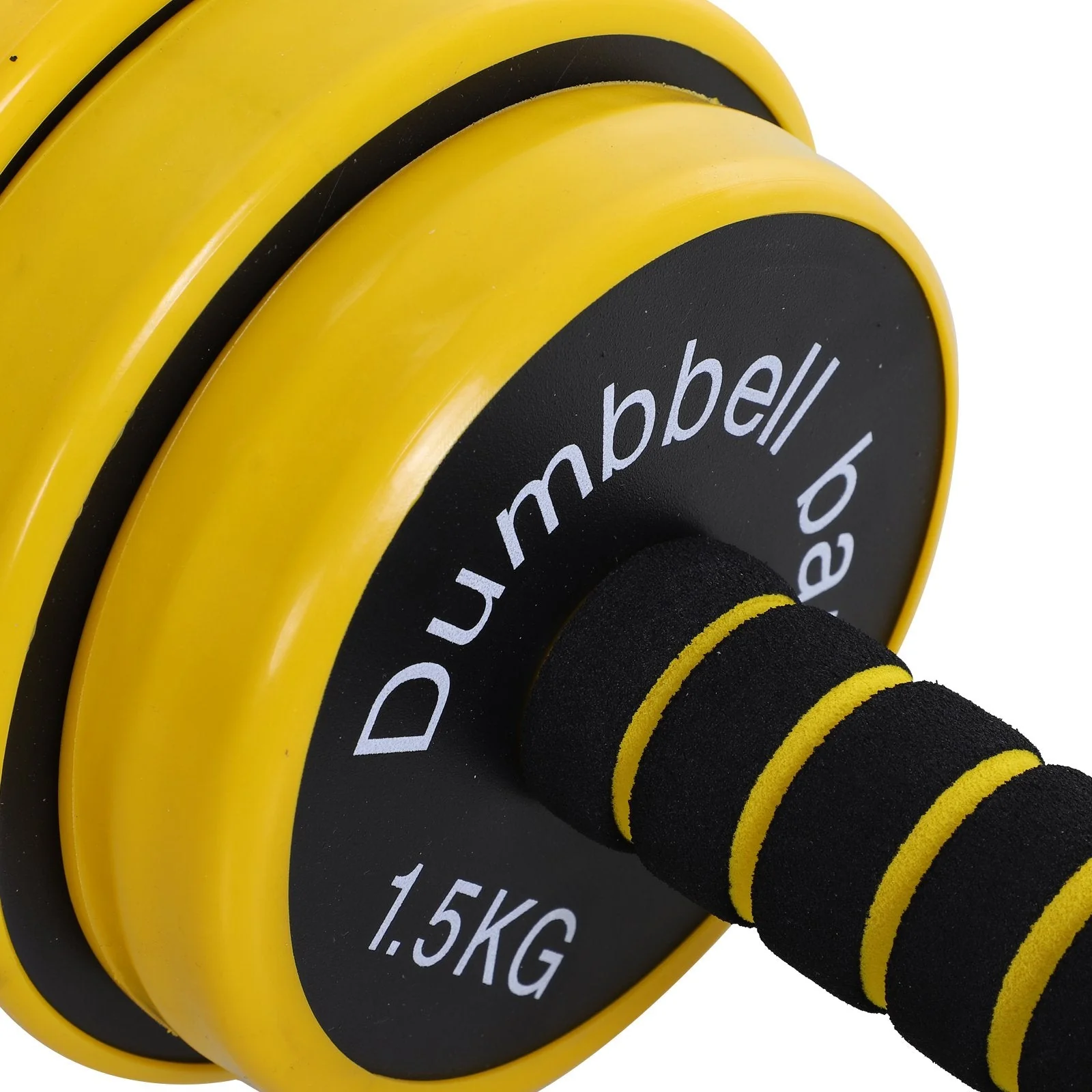 Homcom 25KG Dumbbell & Barbell Adjustable Set Plate Bar Clamp Rod Home Gym Sports Area Exercise Ergonomic - Image 8