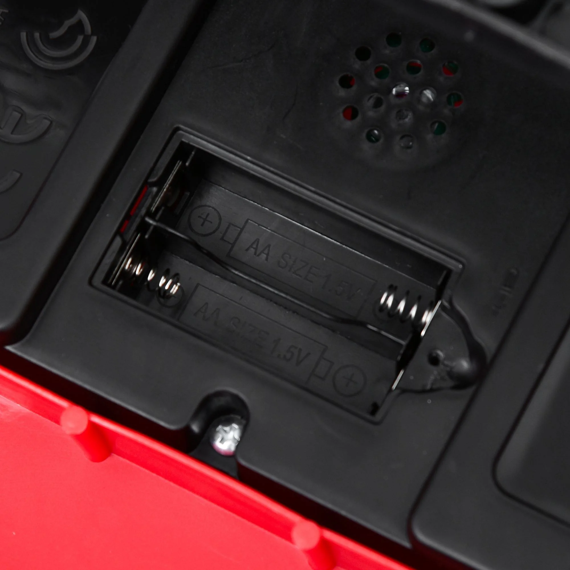 Homcom 3-In-1 Ride On Car Kids Mercedes Truck Storage Handle For 12 - 36 Months Red - Image 9